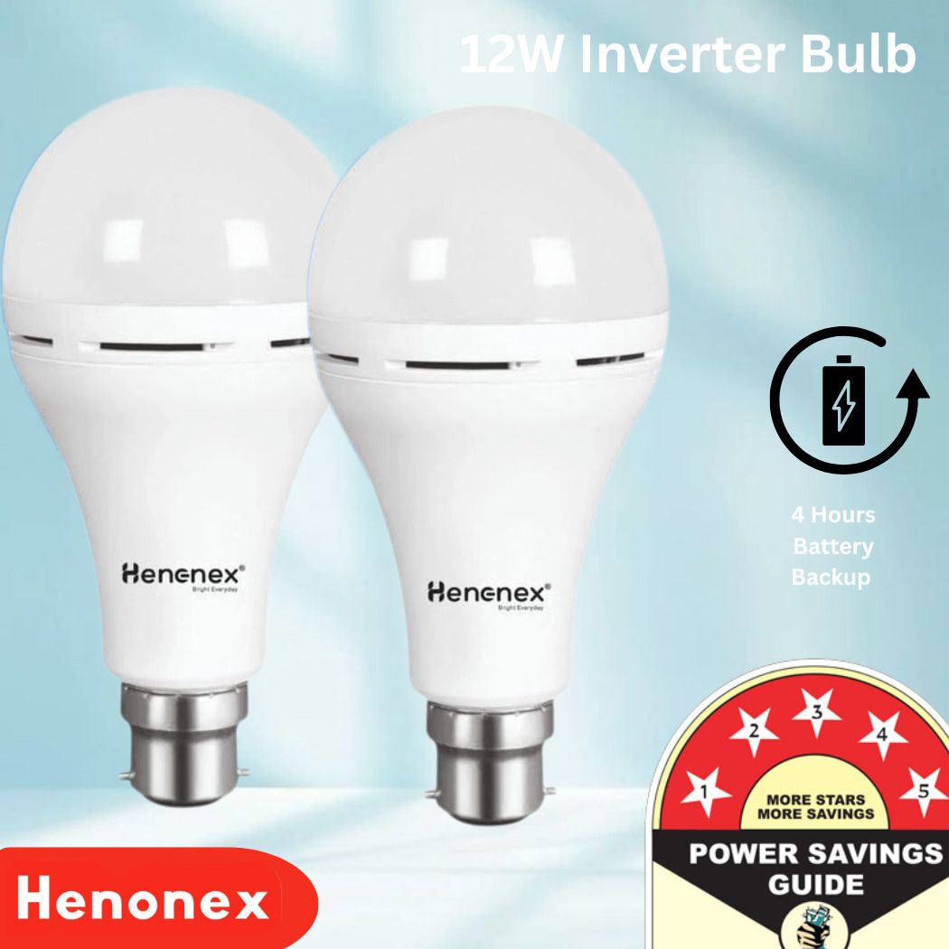 henonex 12 W Inverter Standard B22 Inverter Bulb-picture-16