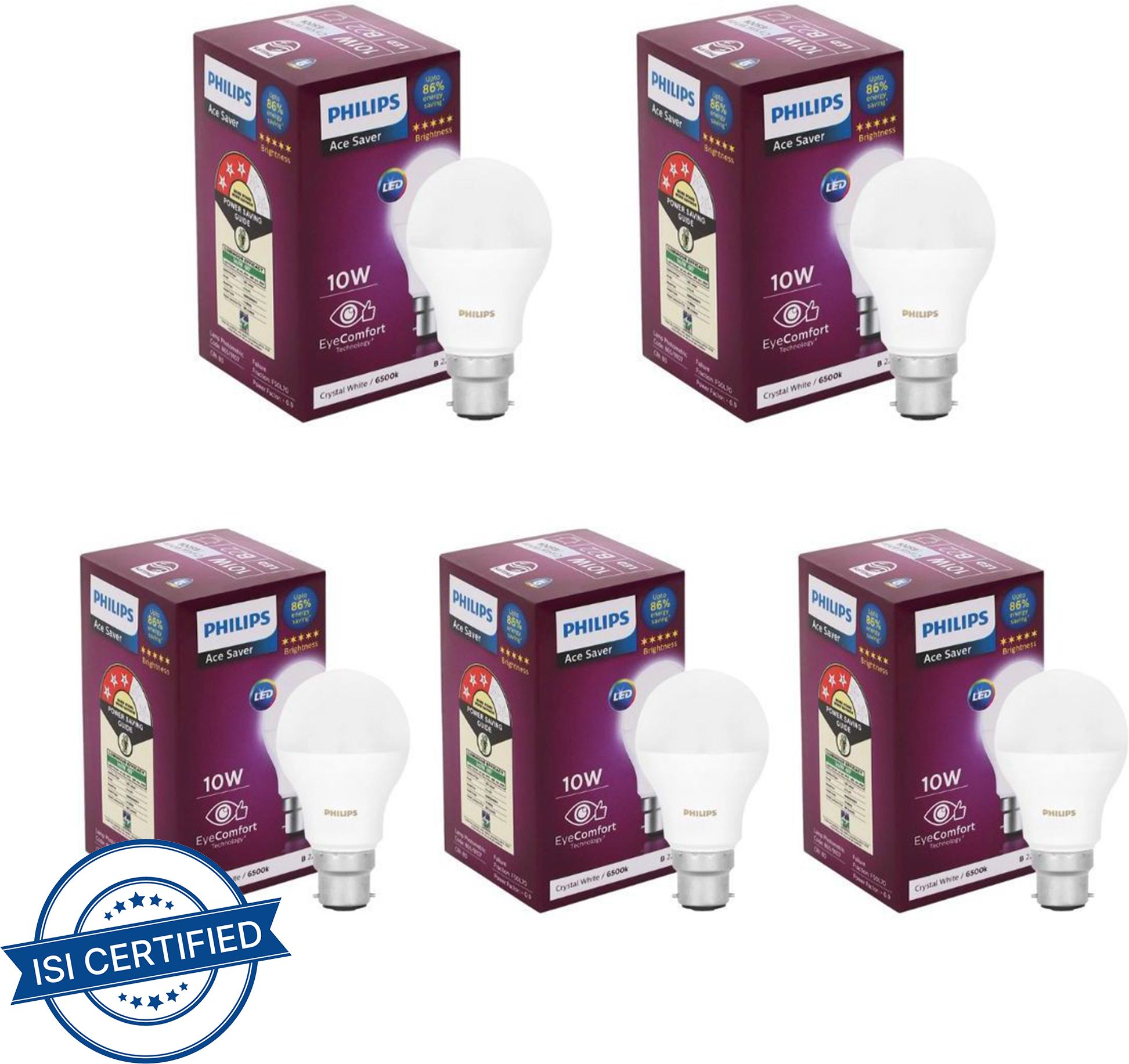 philips 10 W Basic Standard B22 LED Bulb-picture-39
