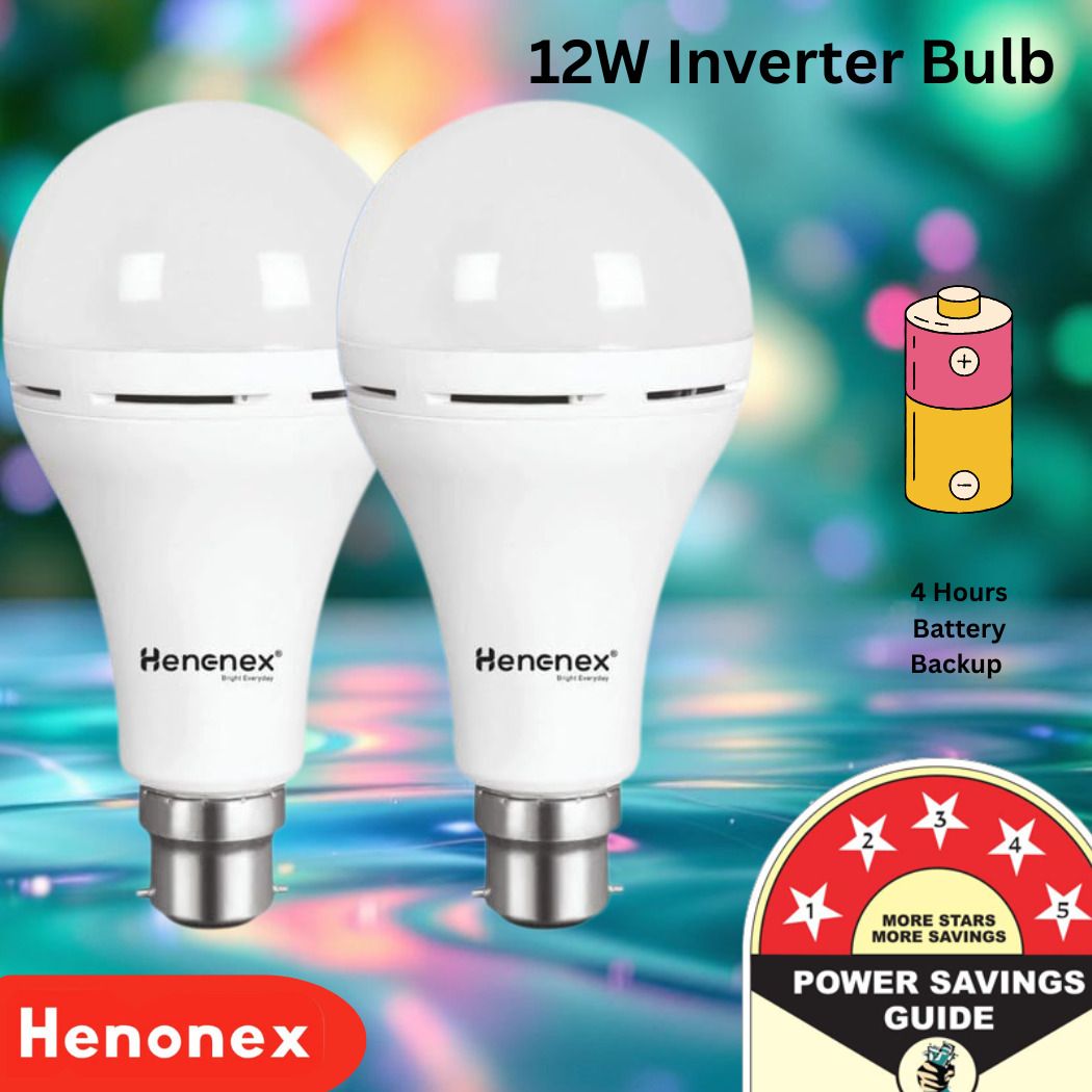 henonex 12 W Inverter Standard B22 Inverter Bulb-picture-13