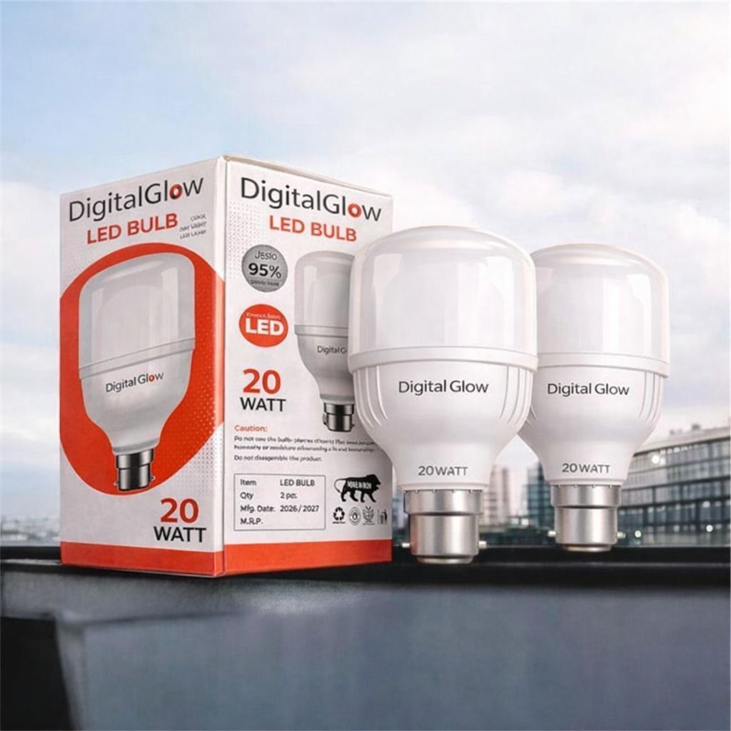digital glow 20 W Basic Round B22 LED Bulb-picture-23