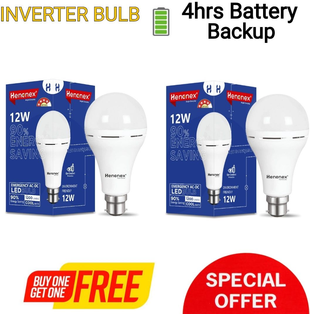 henonex 12 W Inverter Standard B22 Inverter Bulb-picture-25
