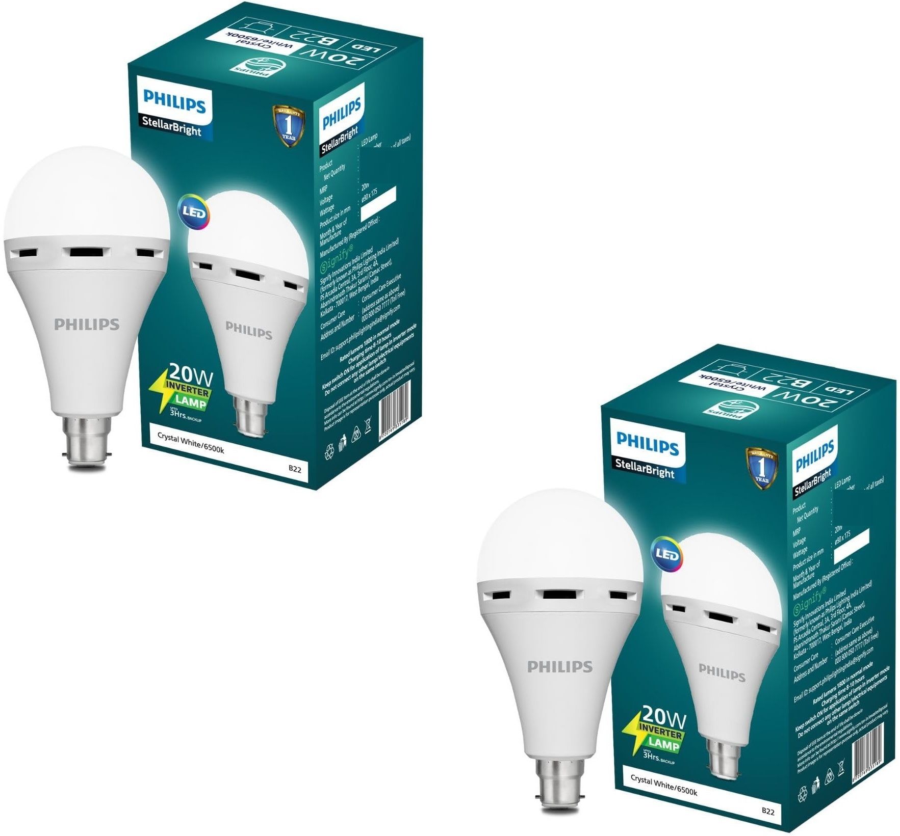 philips 20 W Inverter Standard B22 Inverter Bulb-picture-14