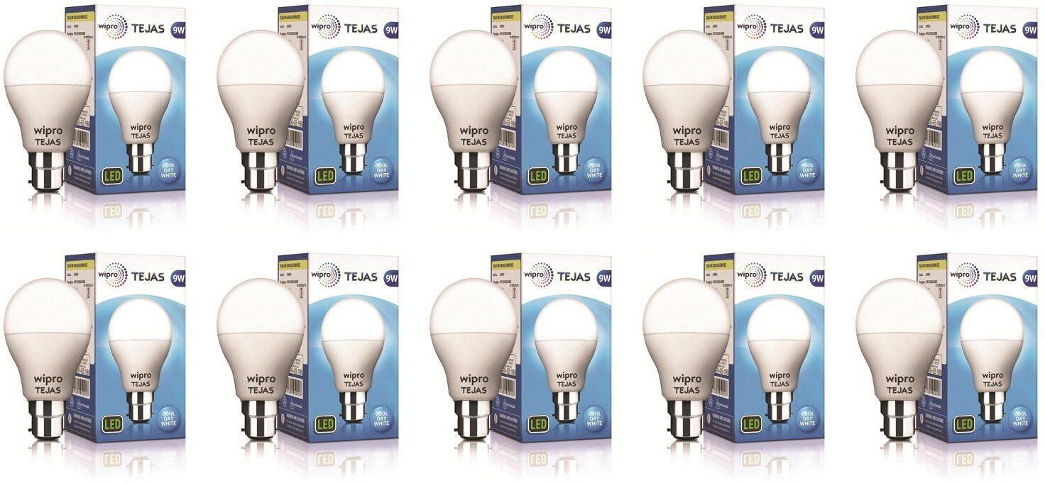 wipro 9 W Basic Standard B22 LED Bulb-picture-19