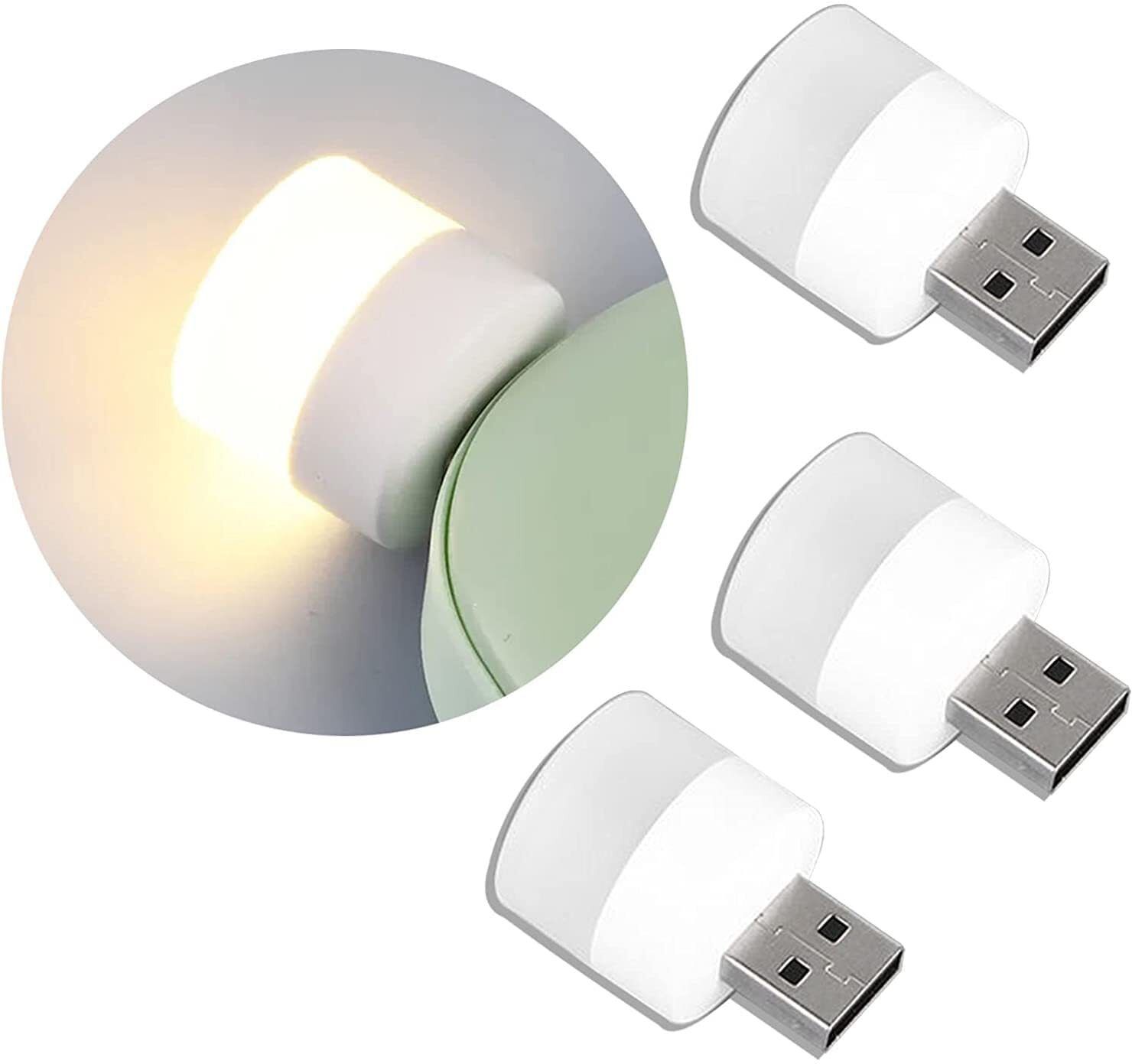 BOCXN PRO USB Mini Led Bulb Pack of 3 (Warm White USB LED Bulb) 0 hrs Bulb Emergency Light-image-11