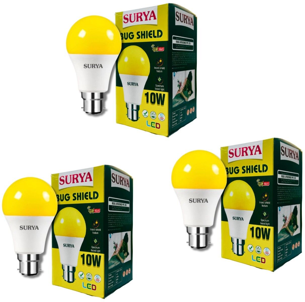 surya 10 W Mosquito Repellent Decorative B22 D Bug Light Bulb-picture-24