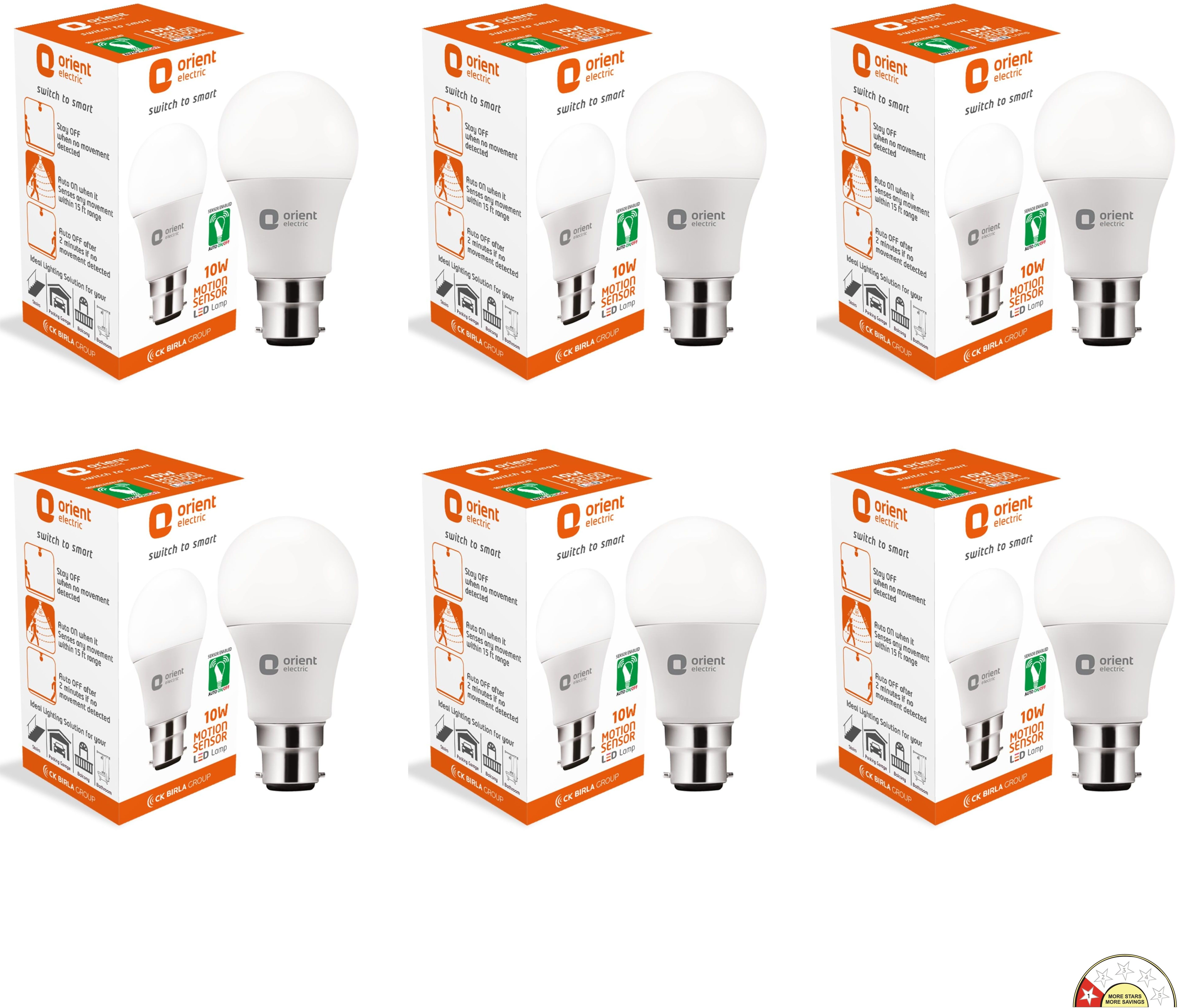 orient electric 10 W Motion Sensor Round B22 LED Bulb-picture-27