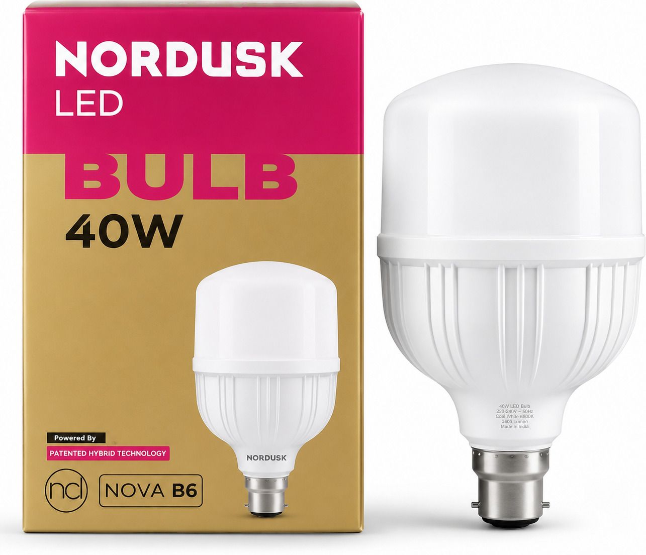 nordusk 40 W Basic Standard B22 LED Bulb-picture-10