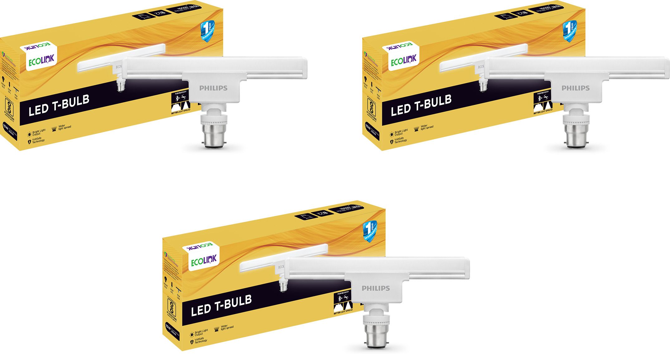 12 W Basic T-Bulb B22 LED Bulb