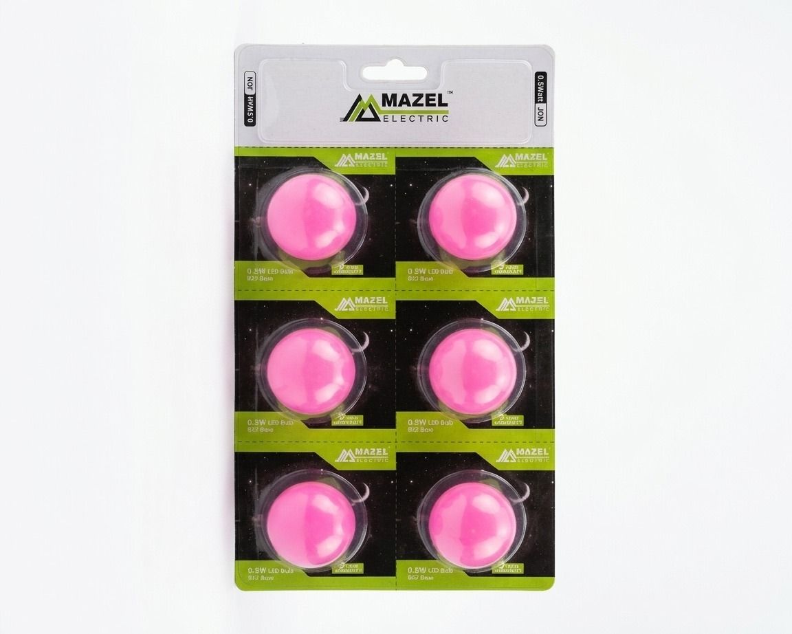 mazel electric 0.5 W Basic Round B22 D LED Bulb-picture-13