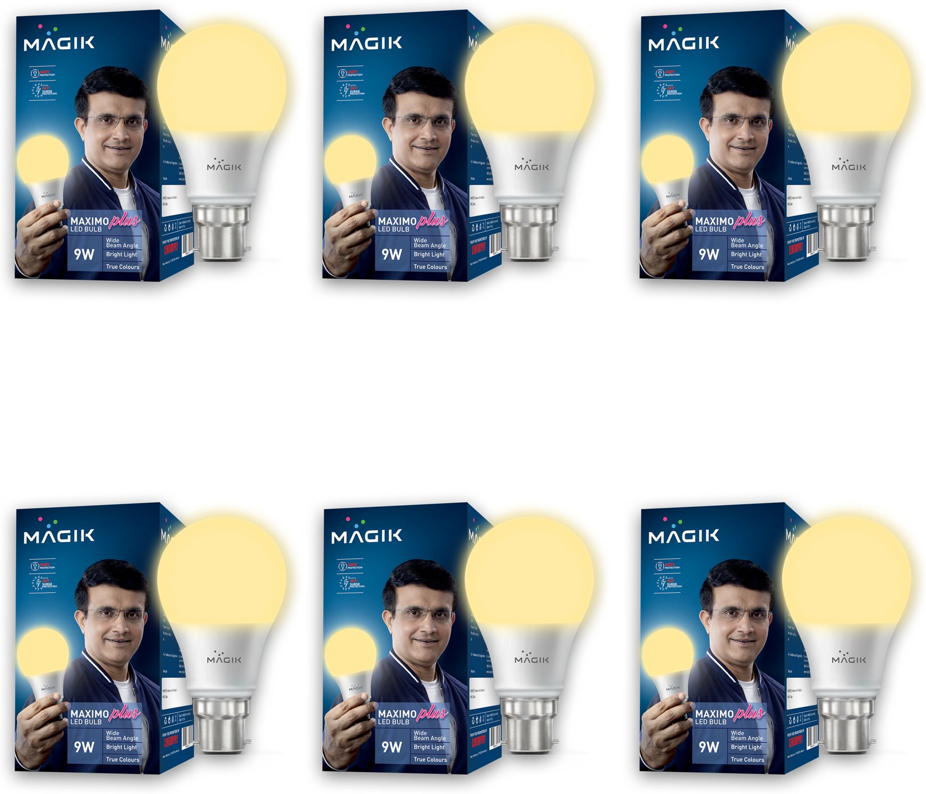 magik 9 W Basic Round B22 LED Bulb-picture-16