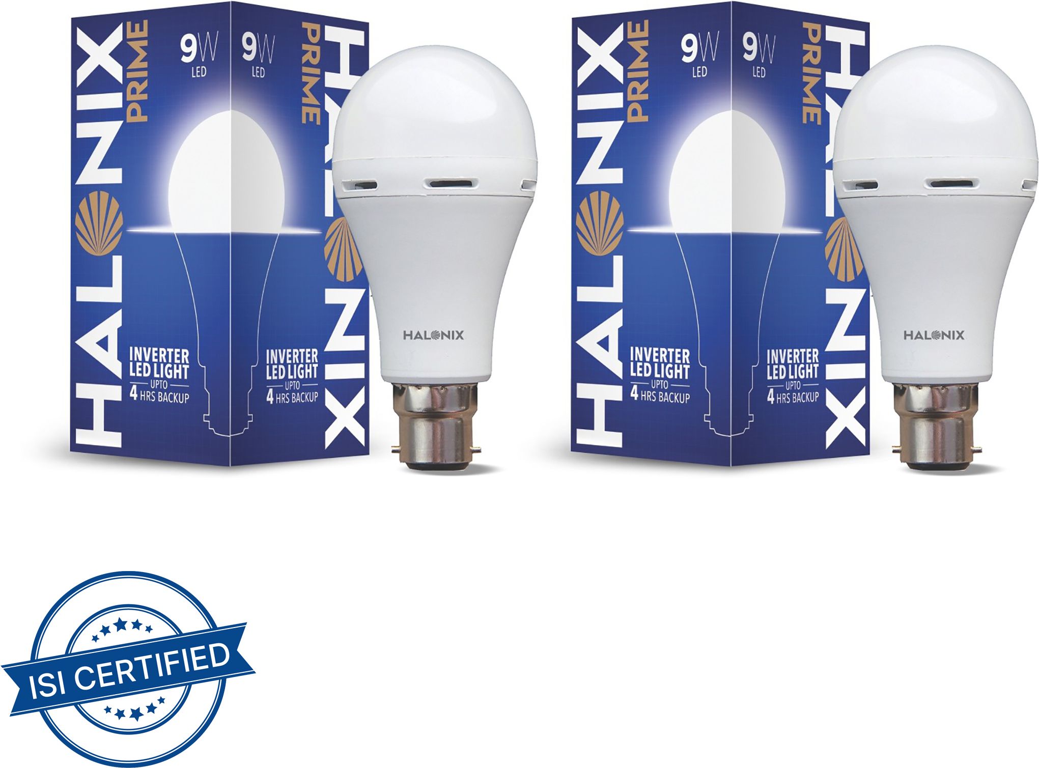 halonix 9 W Inverter Round B22 Inverter Bulb-picture-27