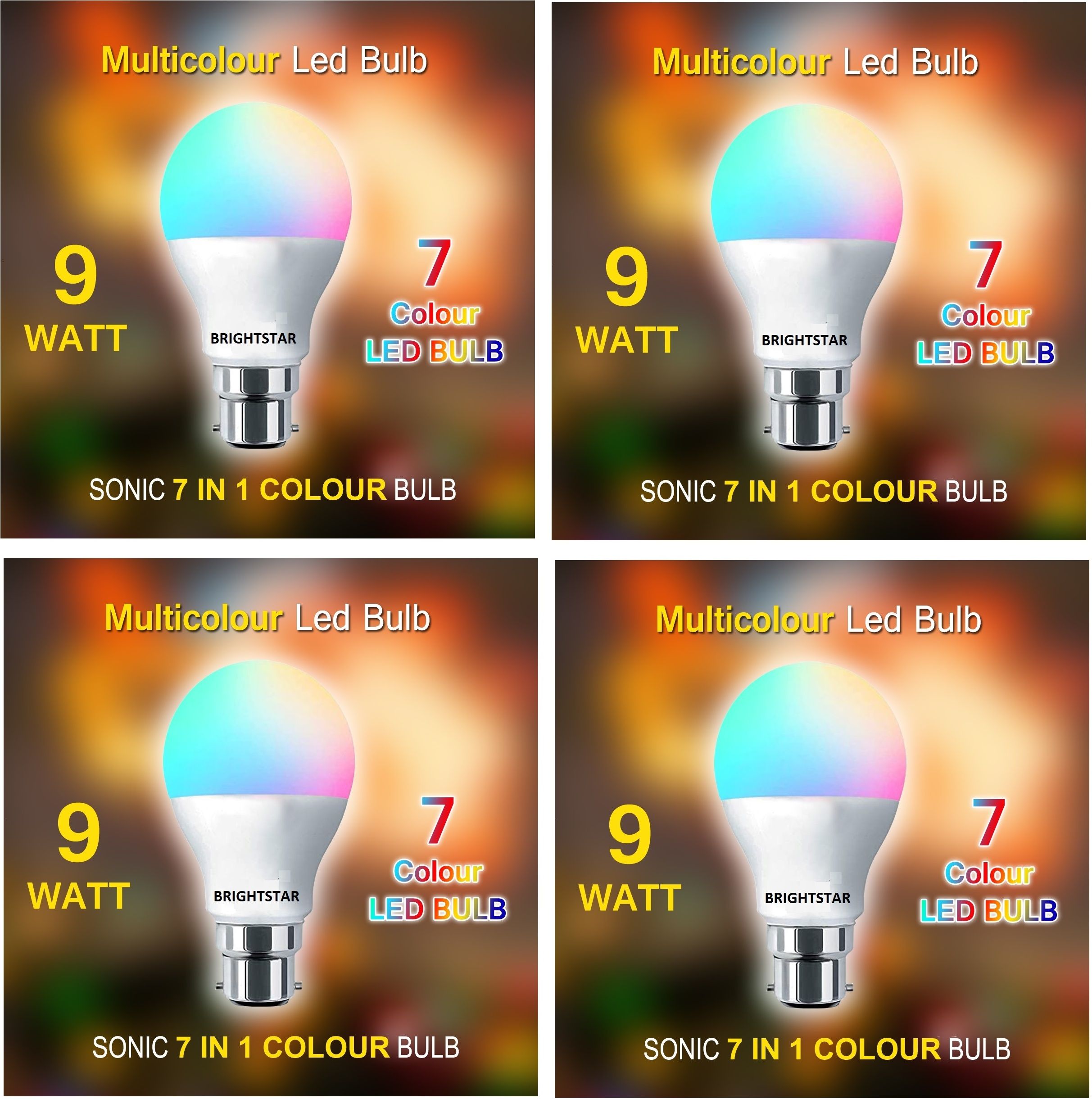 brightstar 9 W Basic Round B22 LED Bulb-picture-30