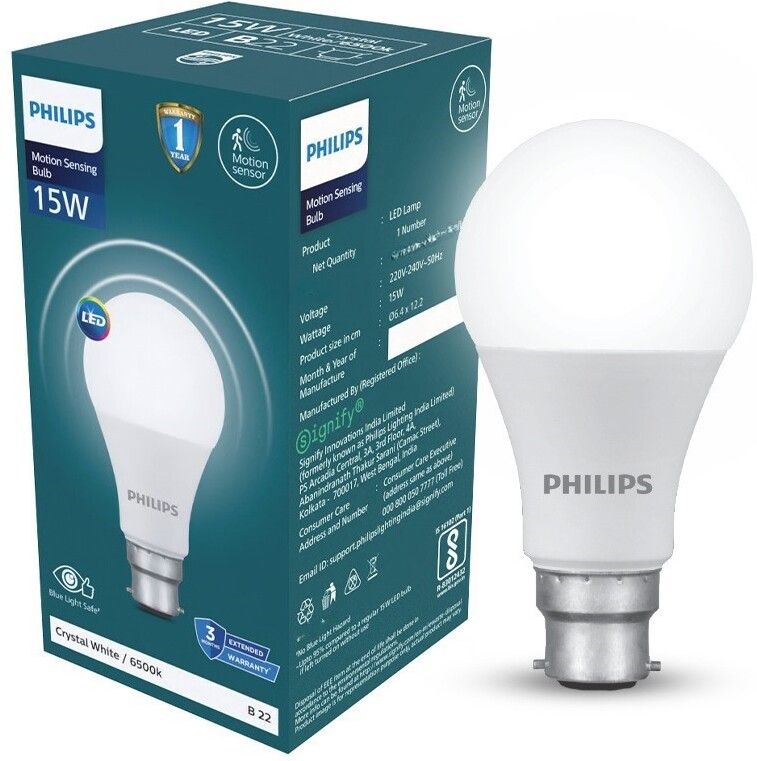 philips 15 W Motion Sensor Standard B22 LED Bulb-picture-11