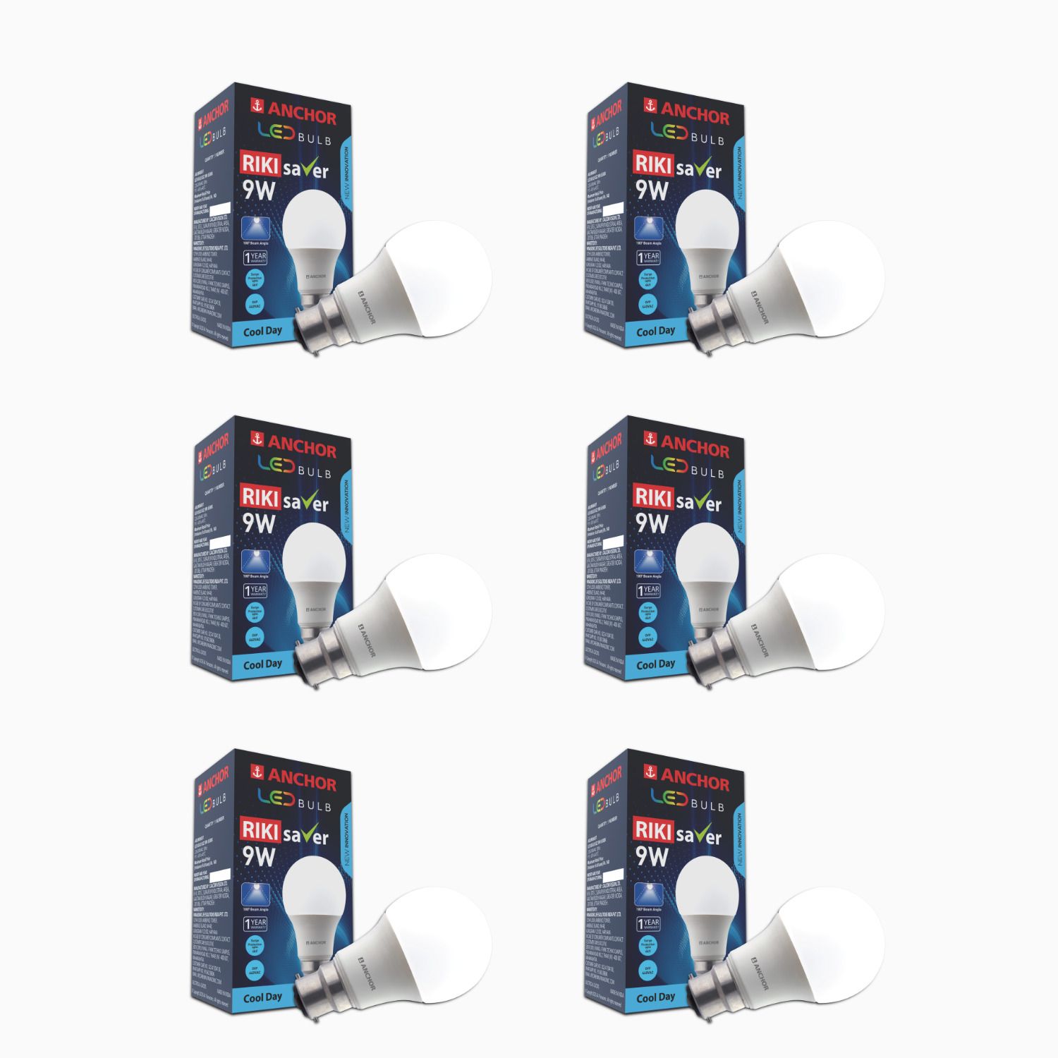 anchor 9 W Basic Standard B22 LED Bulb-picture-10