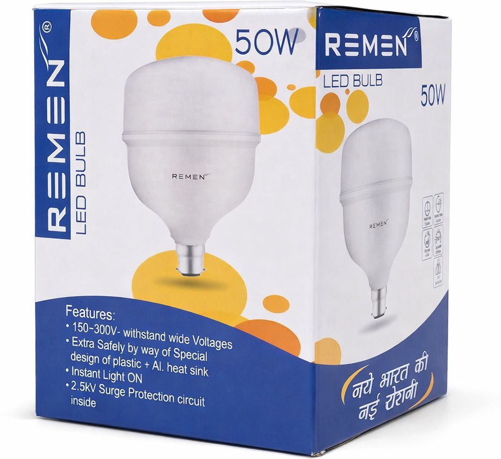 remen 50 W Basic Standard B22 LED Bulb-picture-37