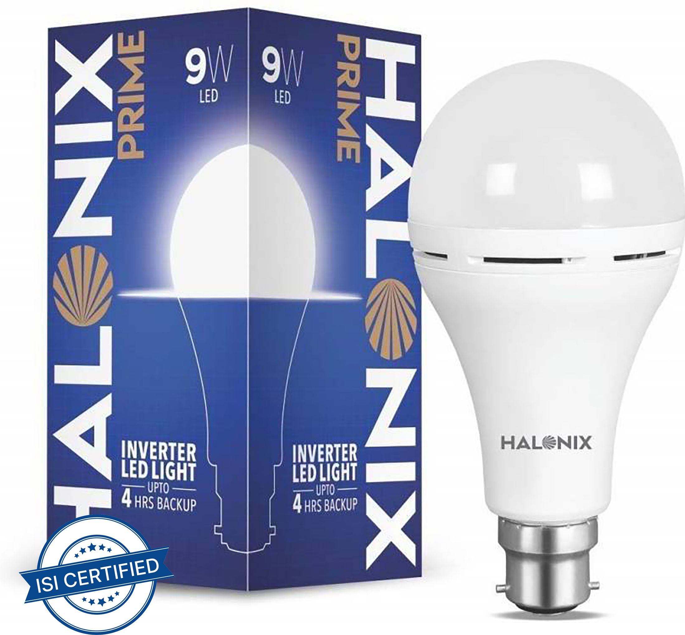 9 W Inverter Round B22 LED Bulb-image-17
