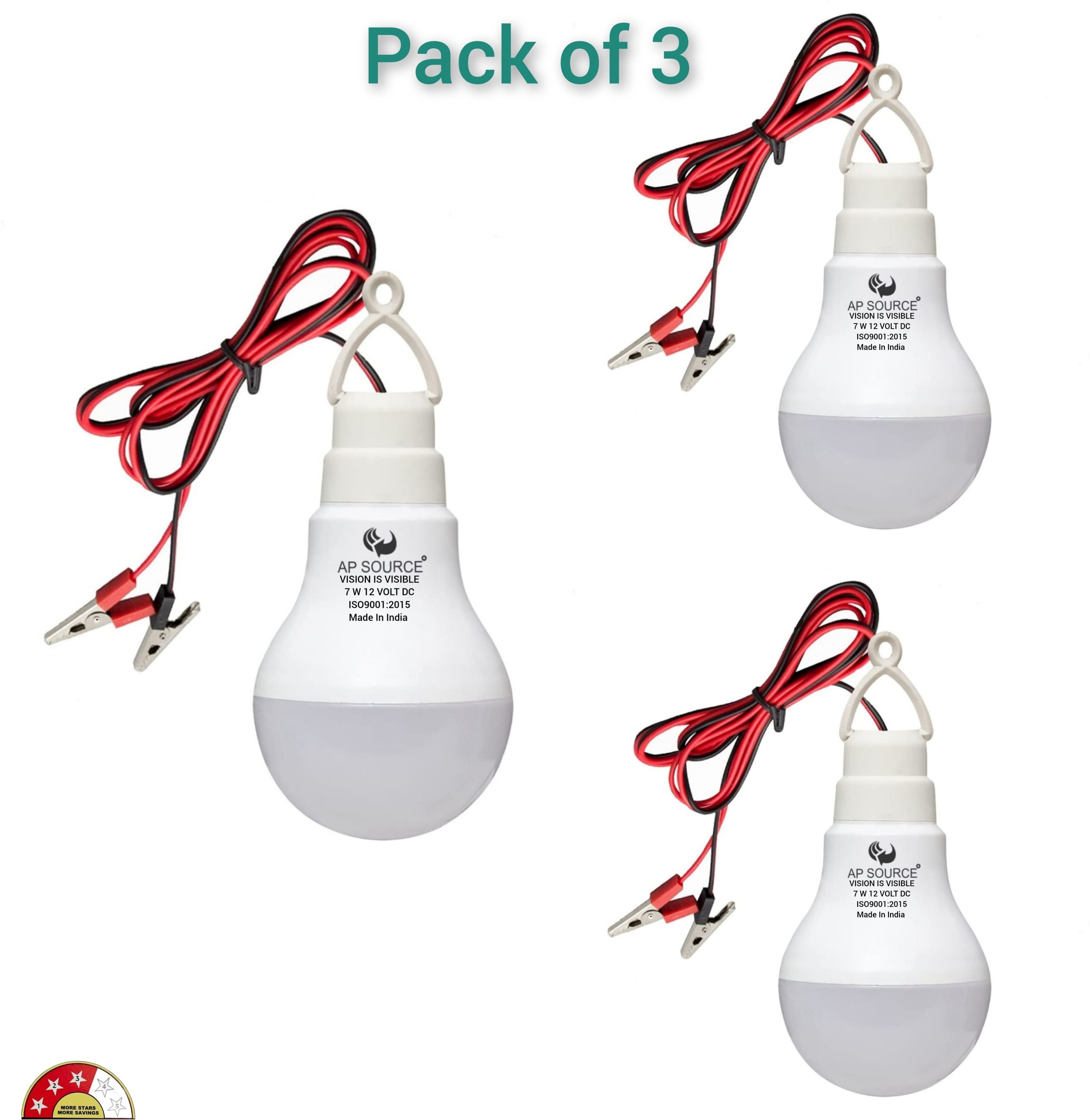 ap source 7 W Basic Round 2 Pin LED Bulb-picture-22