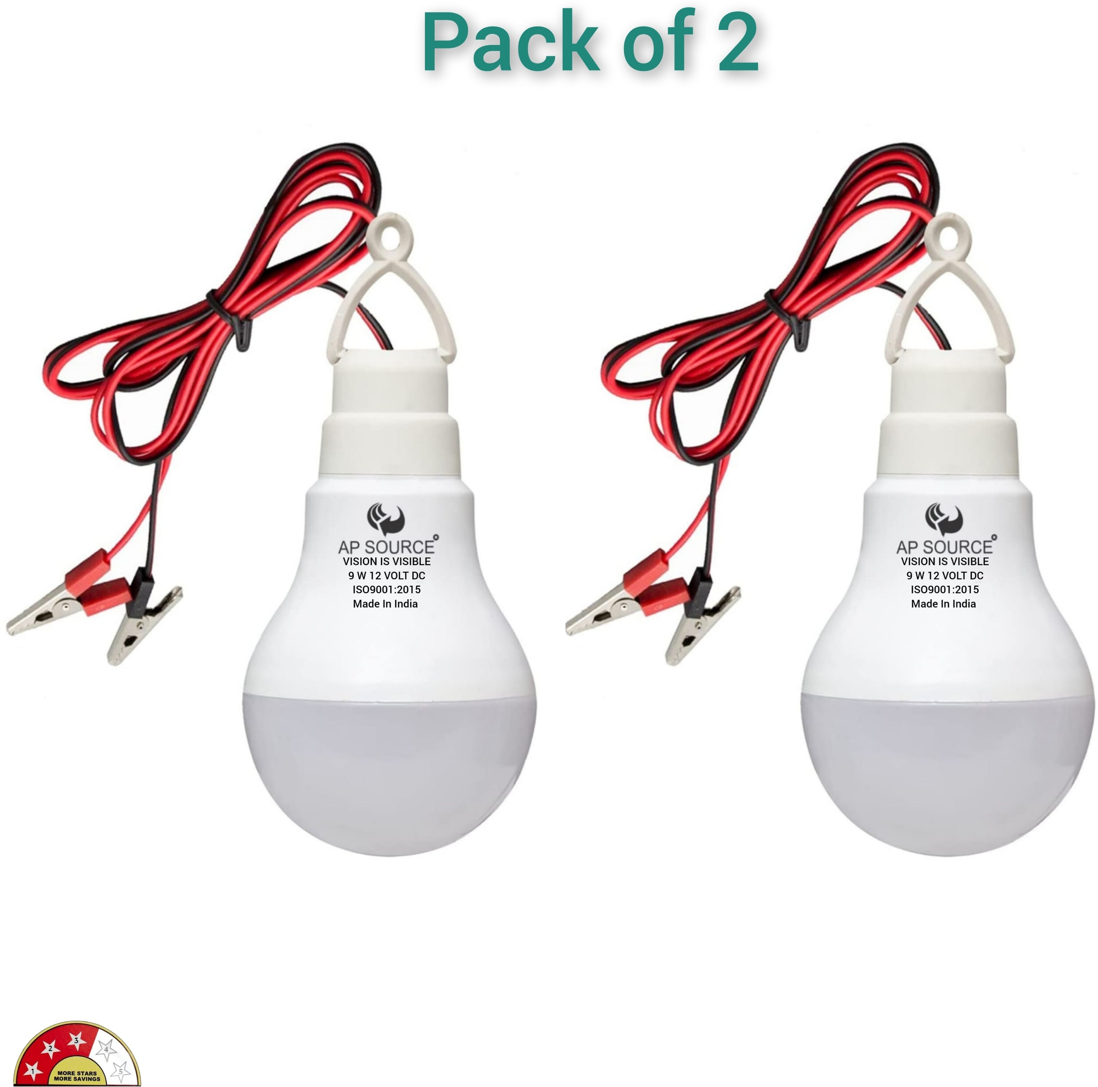 ap source 9 W Basic Round 2 Pin LED Bulb-picture-34