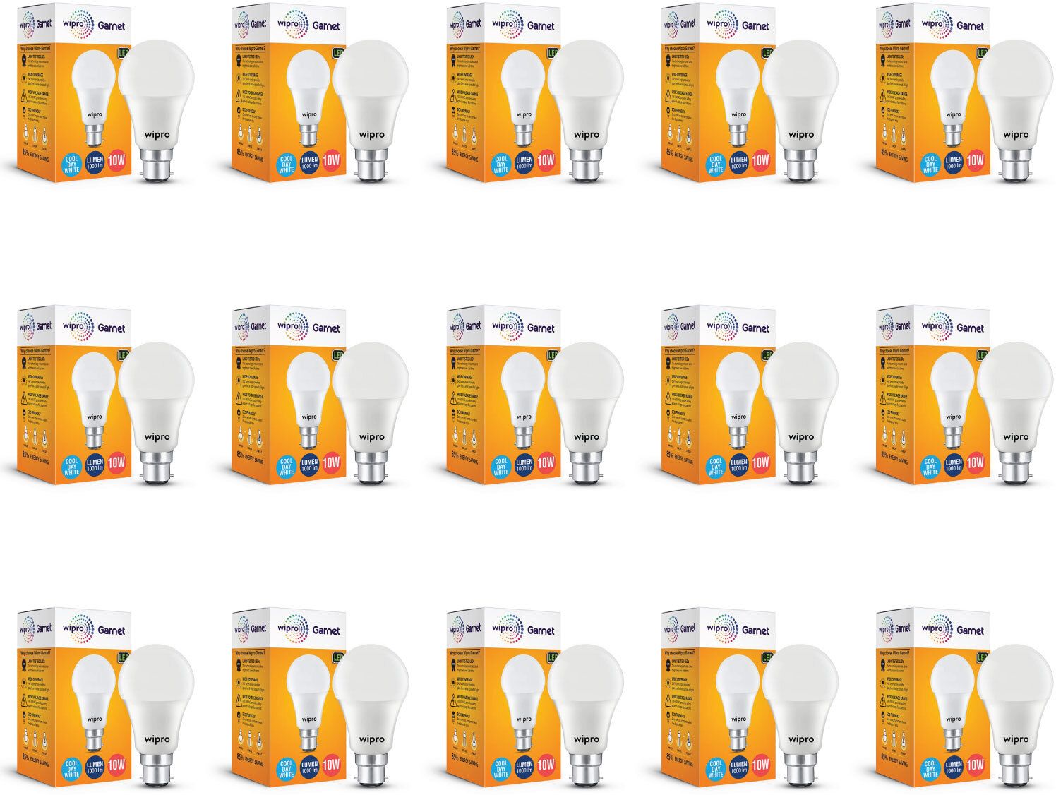 wipro 10 W Basic Standard B22 LED Bulb-picture-12