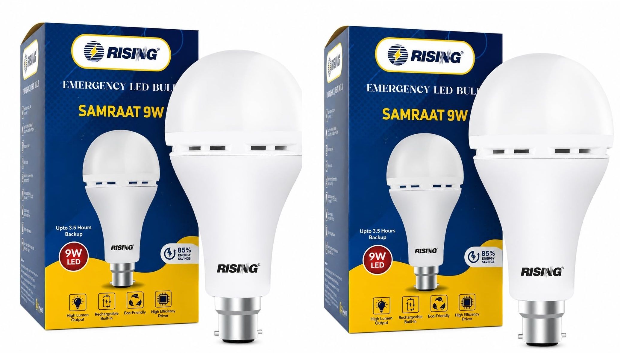 9 W Inverter Round B22 LED Bulb-image-49