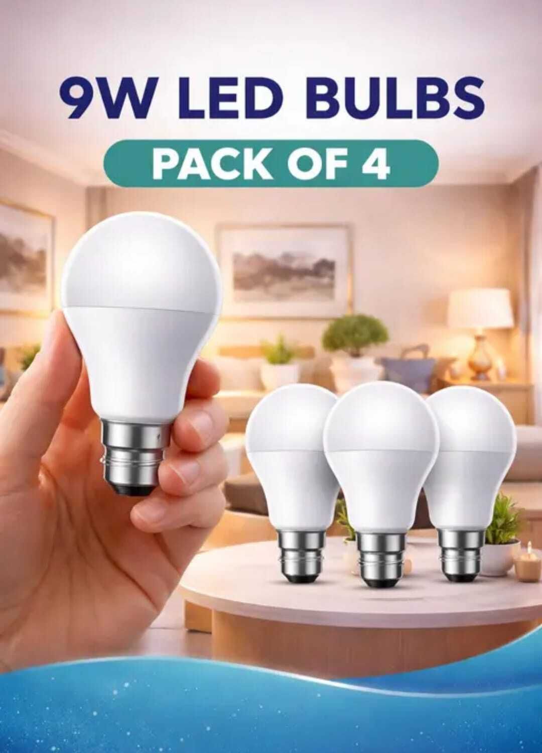 everglow 10 W Basic Round B22 LED Bulb-picture-18