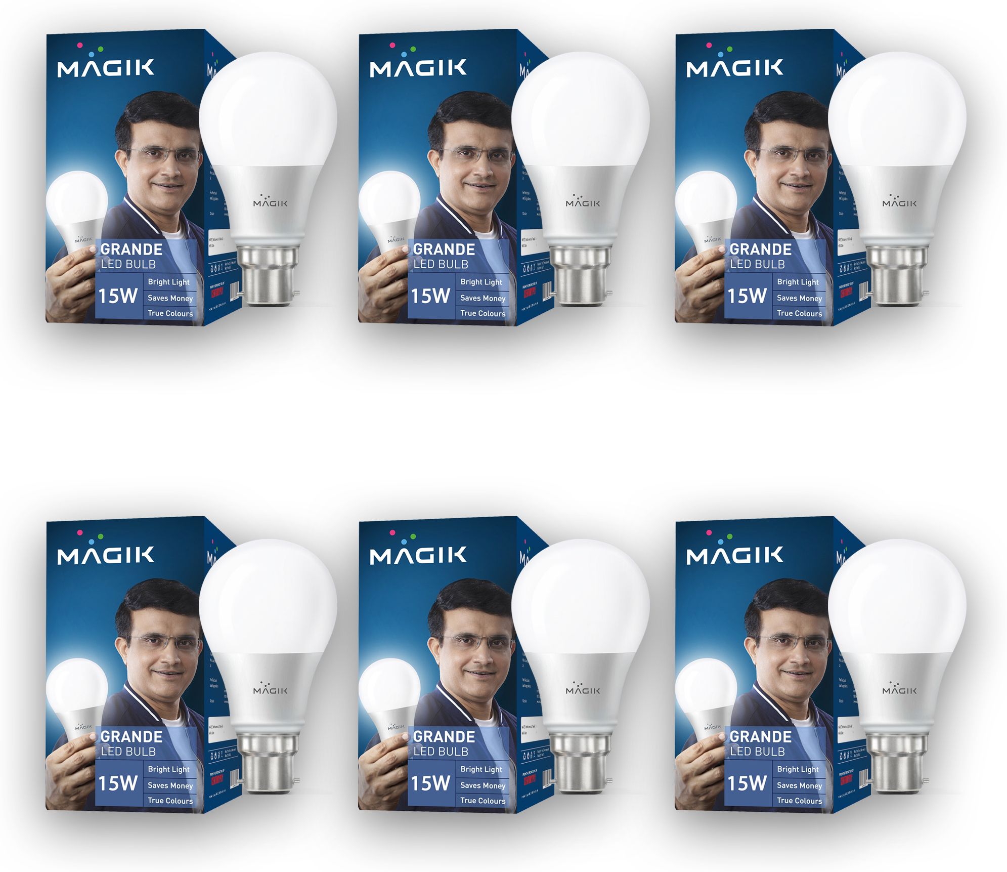 magik 15 W Basic Standard B22 LED Bulb-picture-19