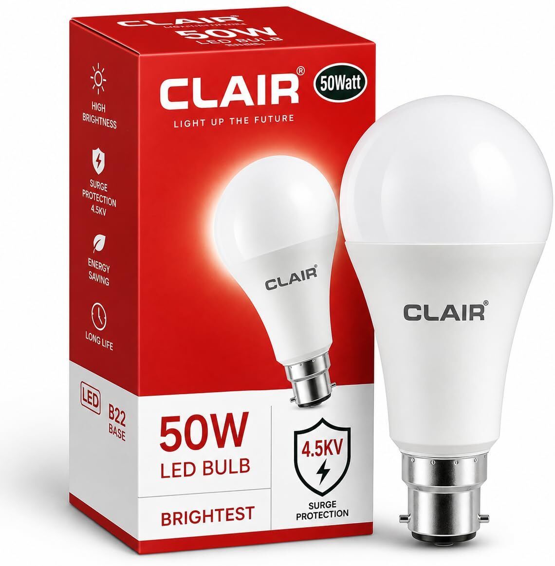 clair 50 W Eye Safety Compliance Round B22 LED Bulb-picture-23