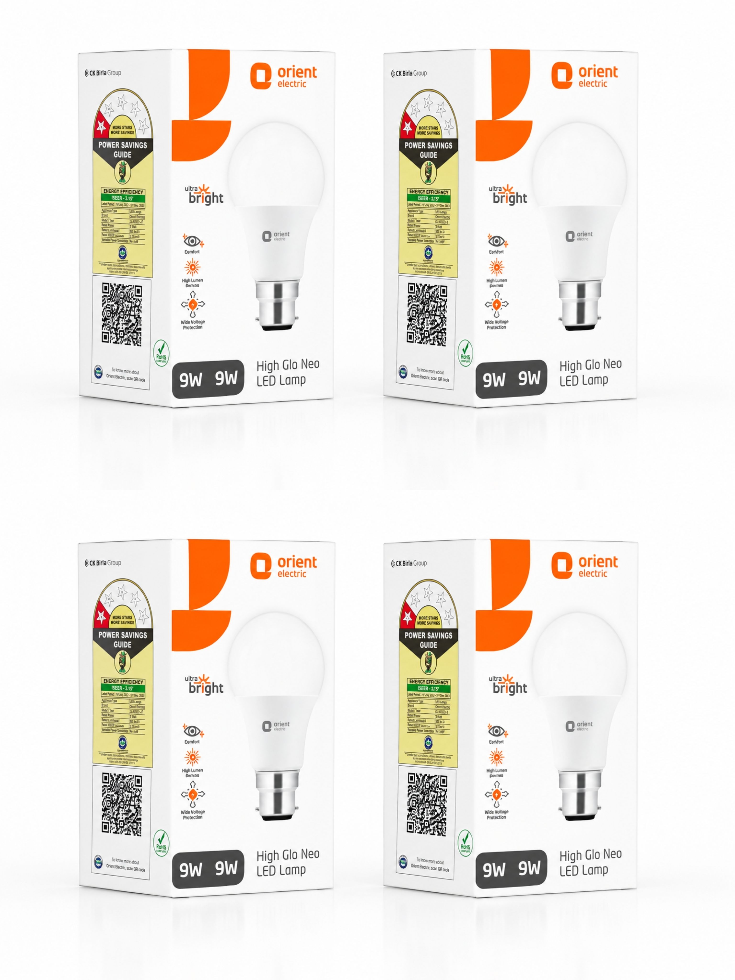 orient electric 9 W Basic Round B22 LED Bulb-picture-2
