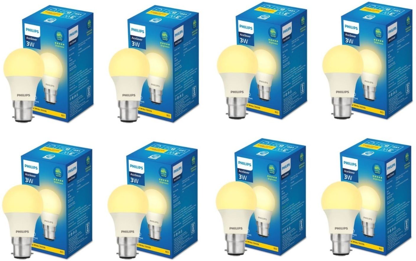philips 3 W Basic Round B22 LED Bulb-picture-16