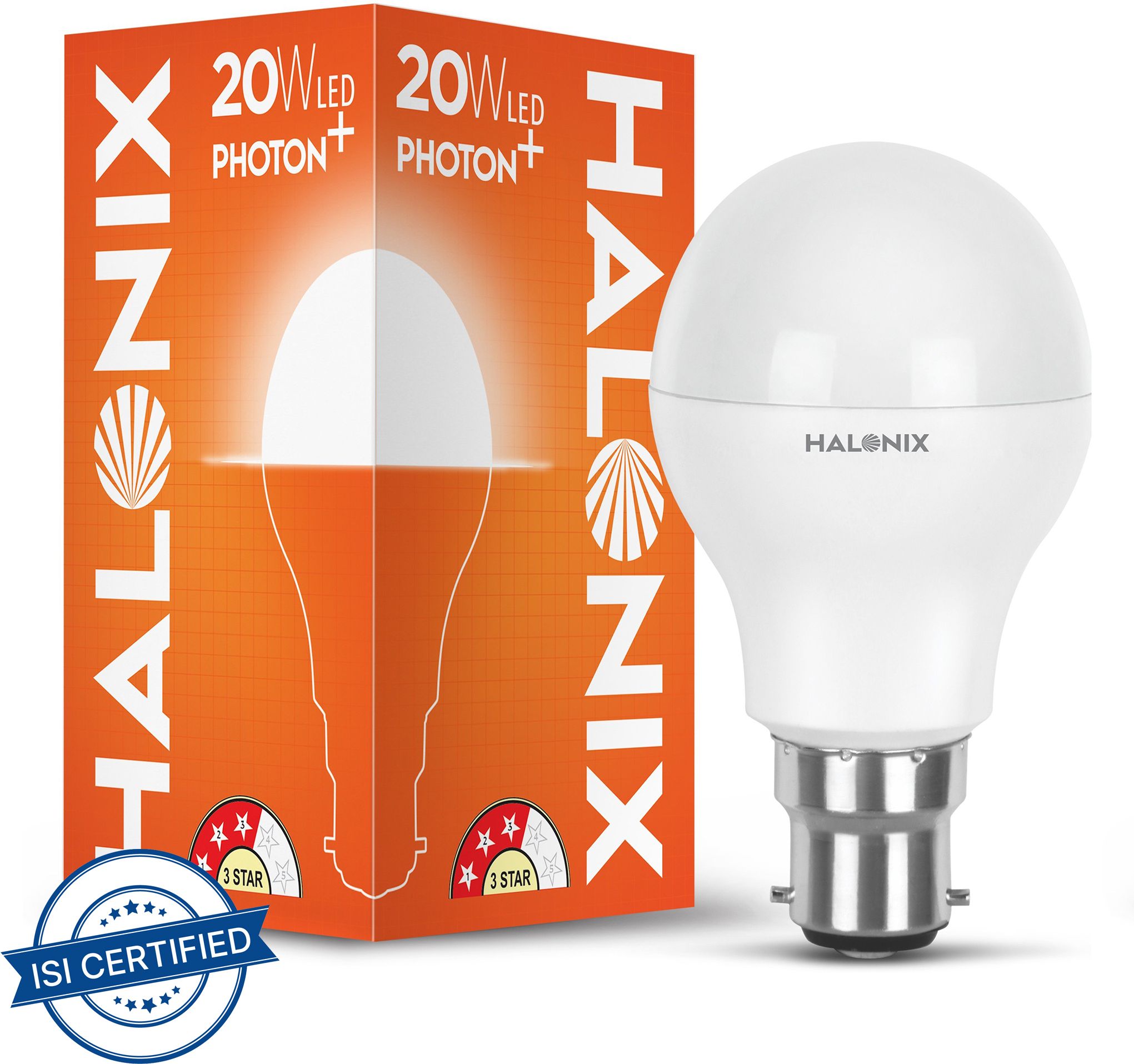halonix 20 W Basic Round B22 LED Bulb-picture-27