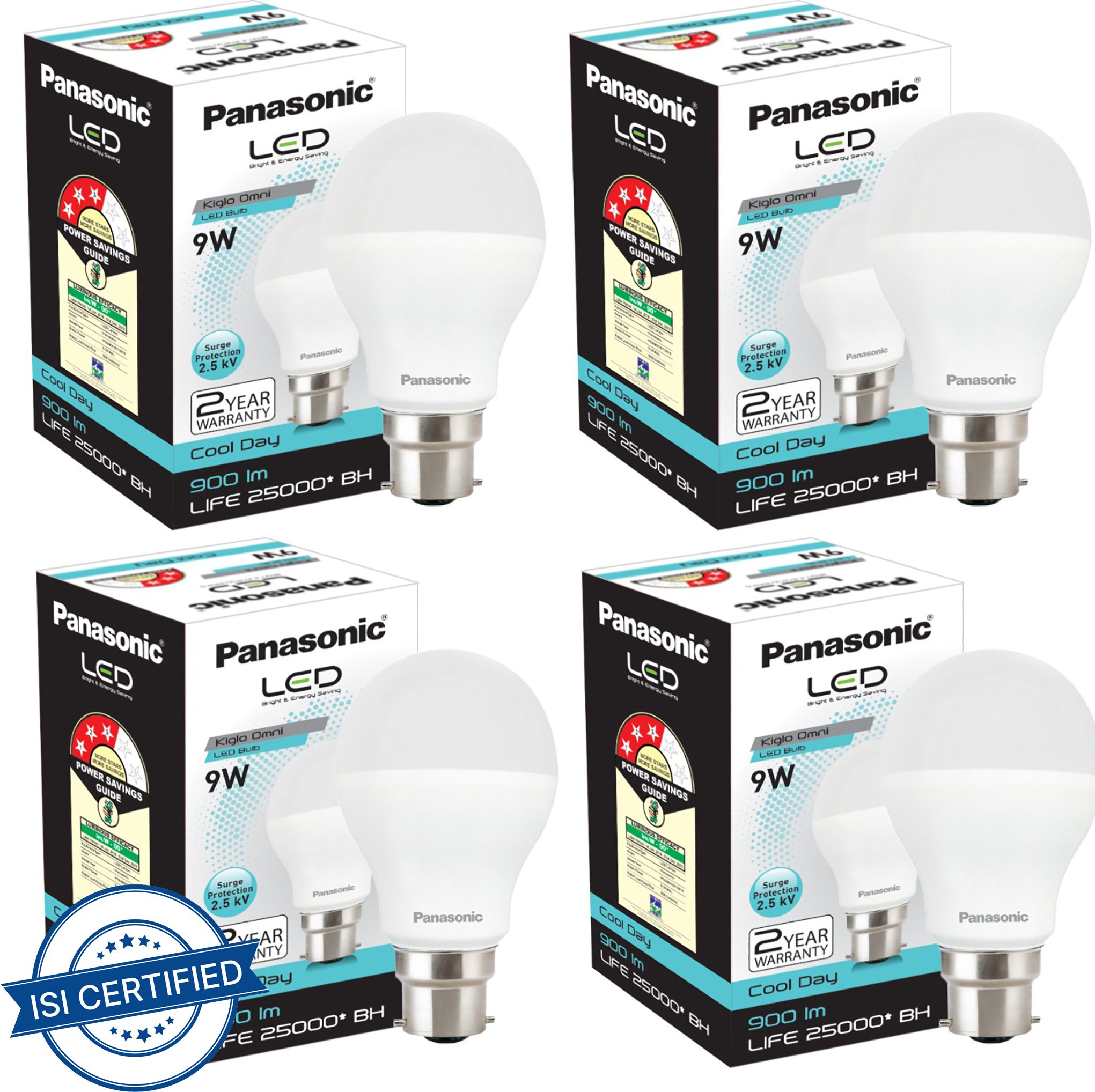 panasonic 9 W Basic Round B22 LED Bulb-picture-12