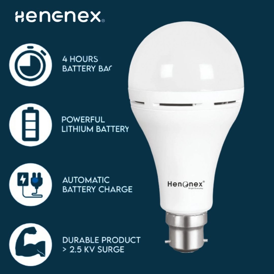 12 W Inverter Round B22 Inverter Bulb-image-20