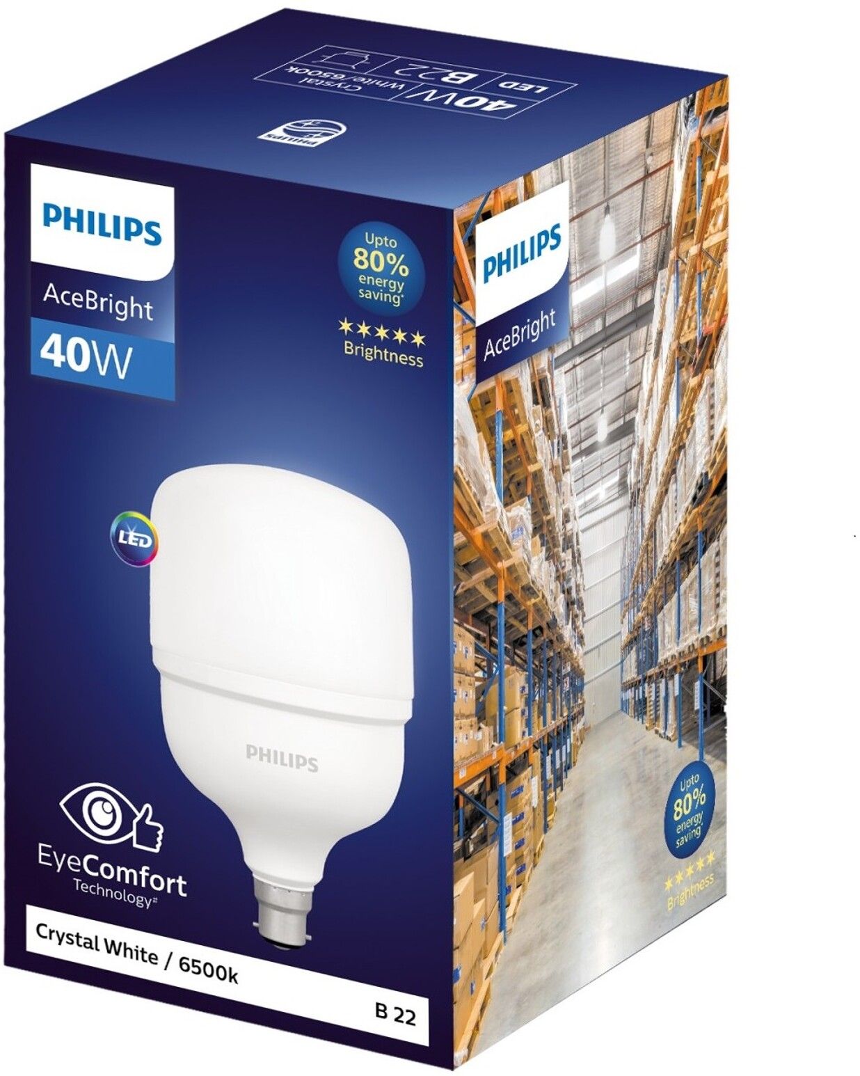 philips 40 W Basic Round B22 LED Bulb-picture-24