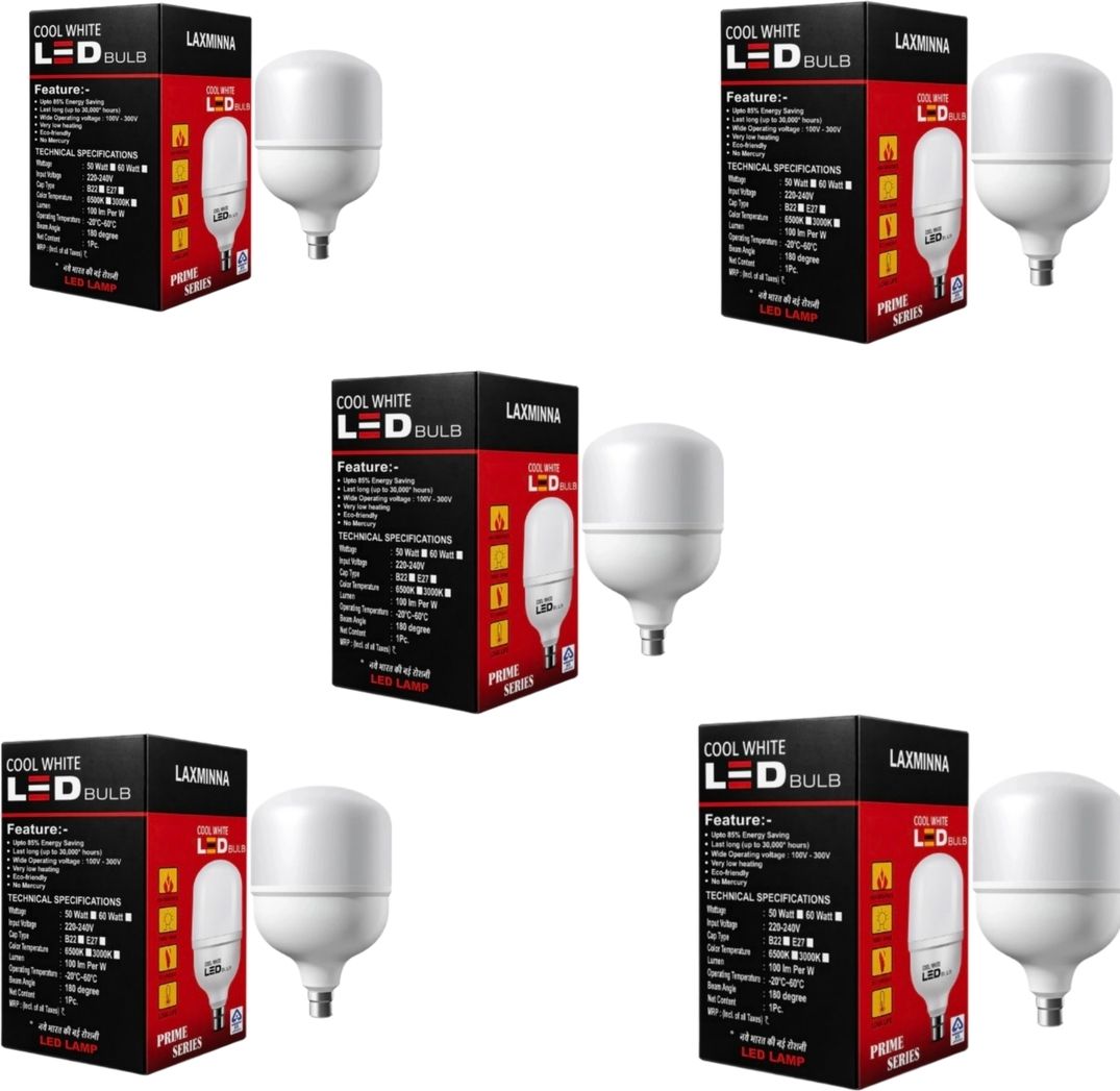 laxminina 50 W Basic Standard B22 LED Bulb-picture-11
