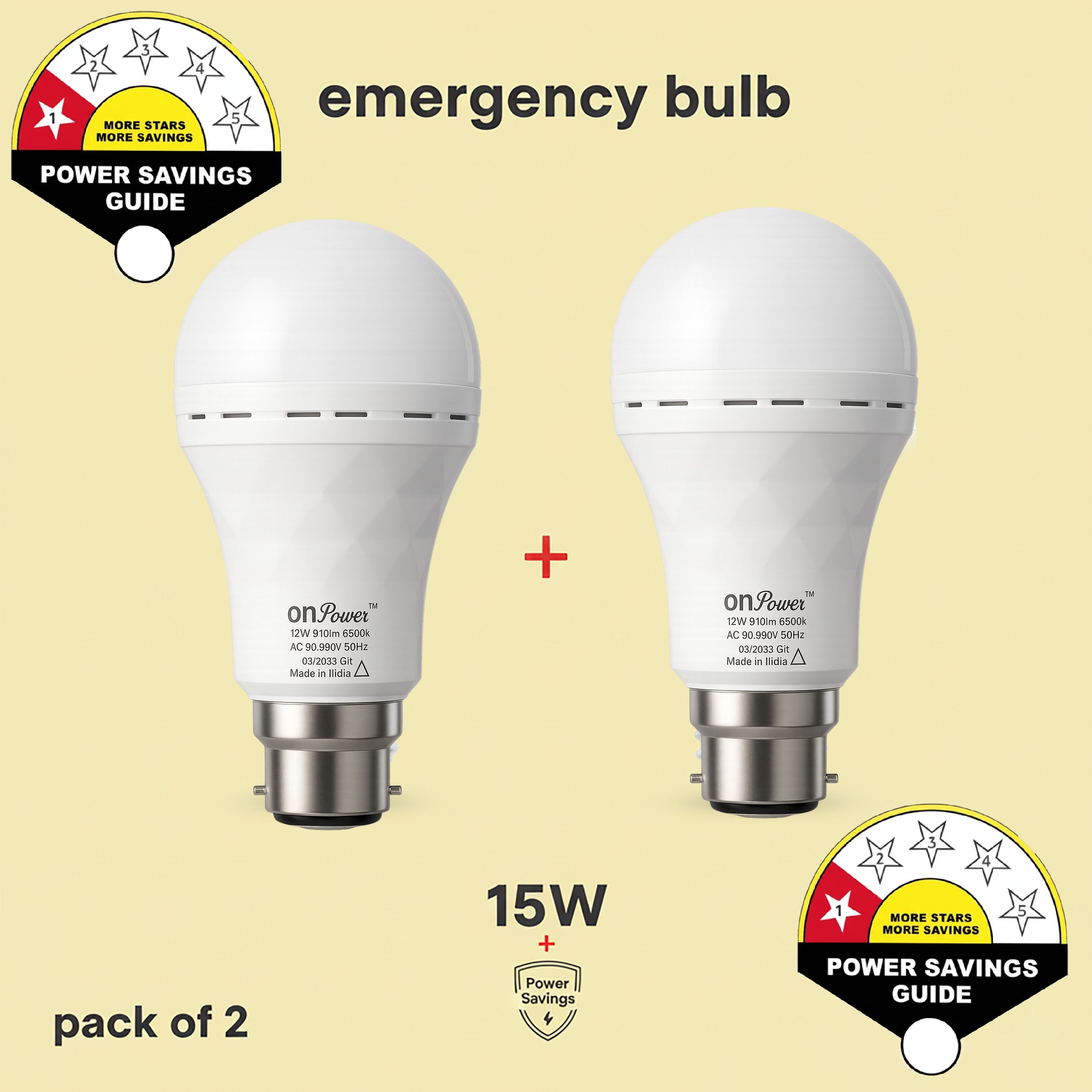 hovexs 15 W Inverter, Basic Standard B22 LED Bulb-picture-13