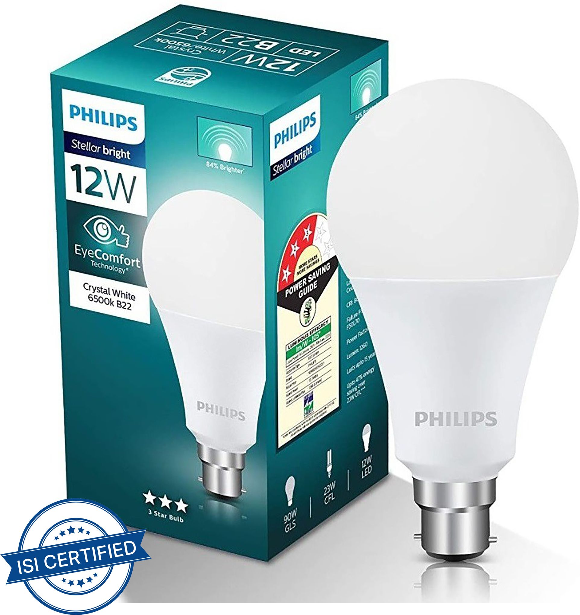 philips 12 W Basic Round B22 LED Bulb-picture-13