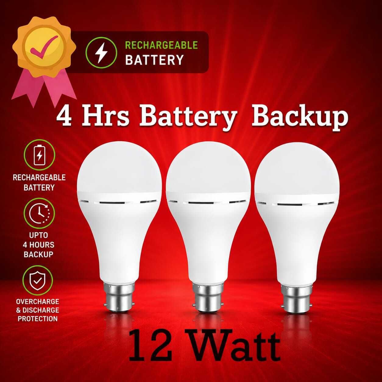 lumbright 12 W Inverter Standard B22 LED Bulb-picture-26