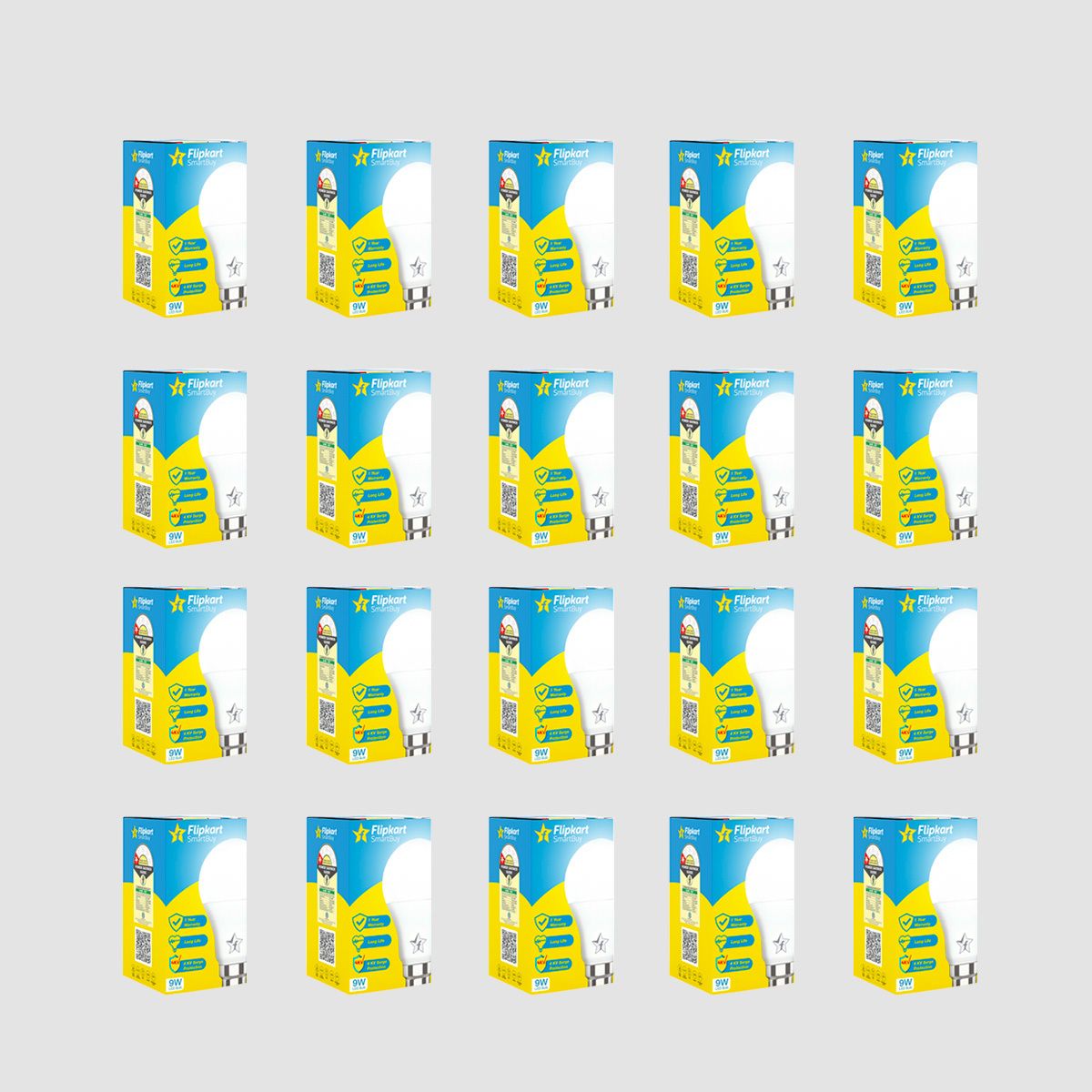 flipkart smartbuy 9 W Basic Round B22 LED Bulb-picture-10