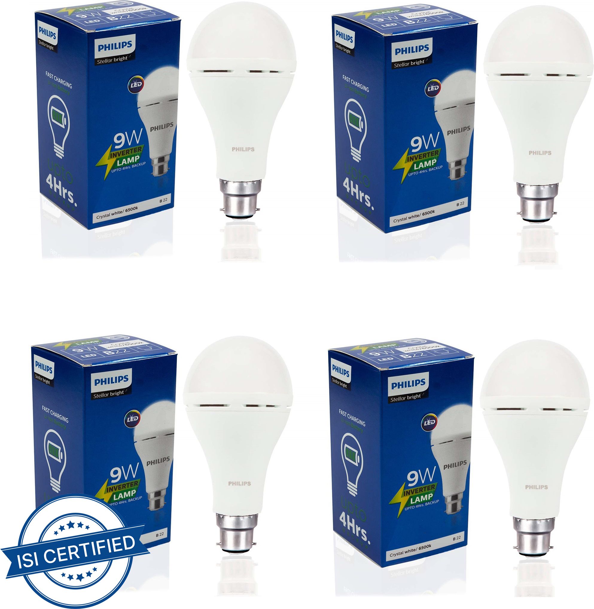 9 W Inverter Round B22 Inverter Bulb-image-23