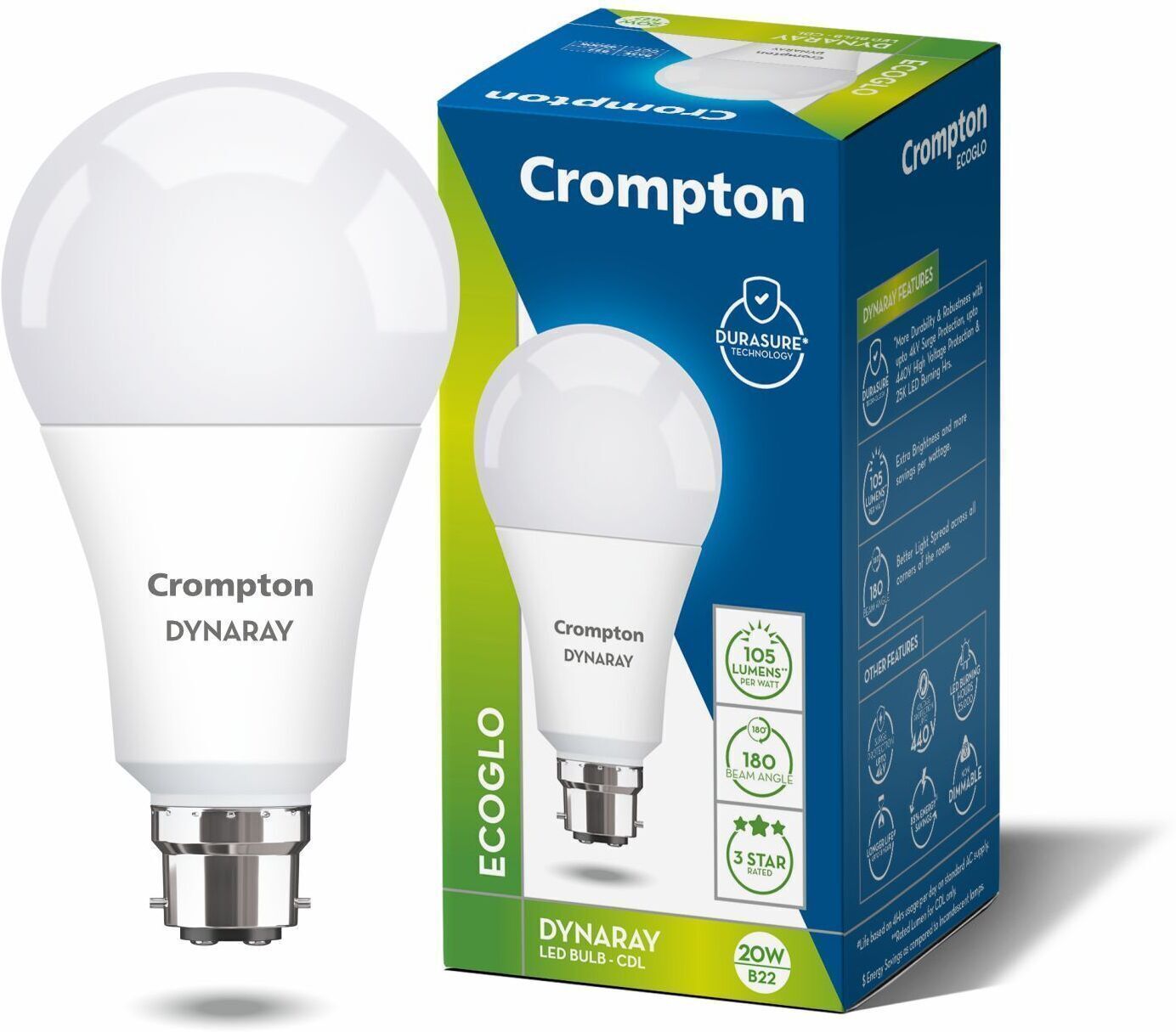 20 W Basic Standard B22 LED Bulb