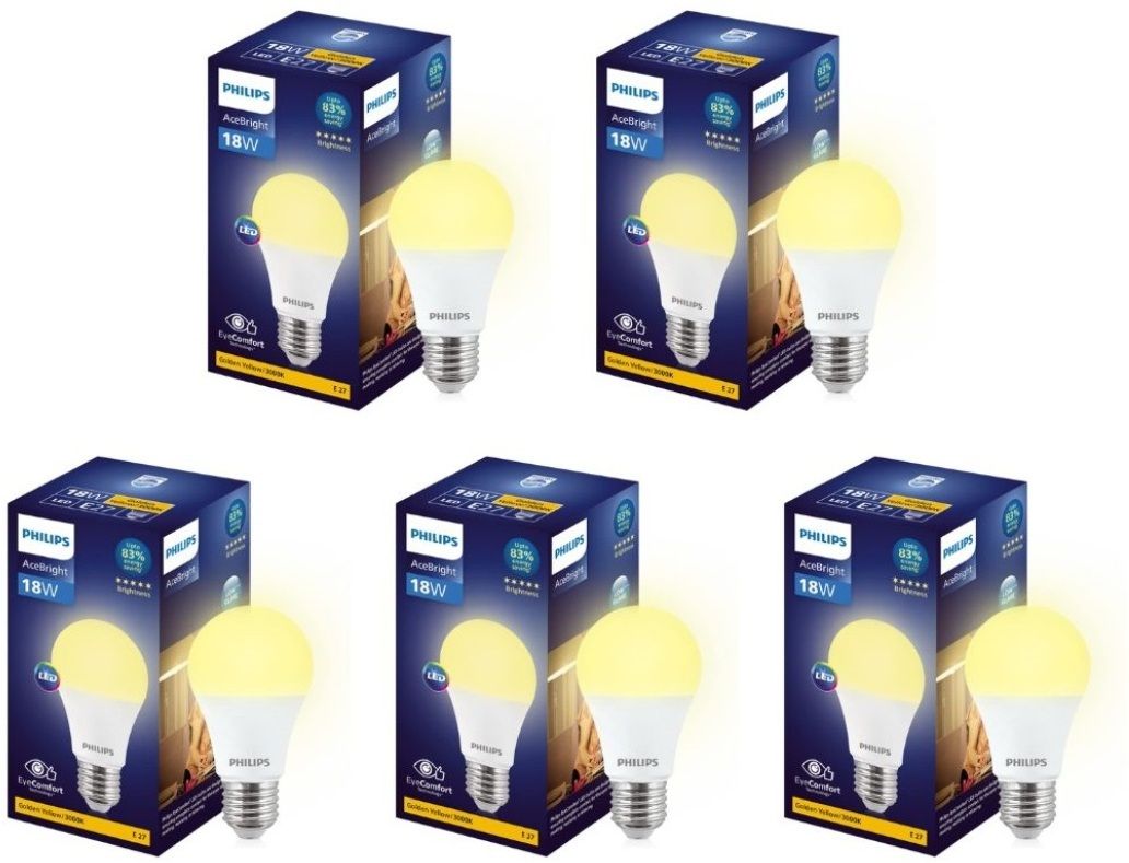 philips 18 W Basic Round E27 LED Bulb-picture-15