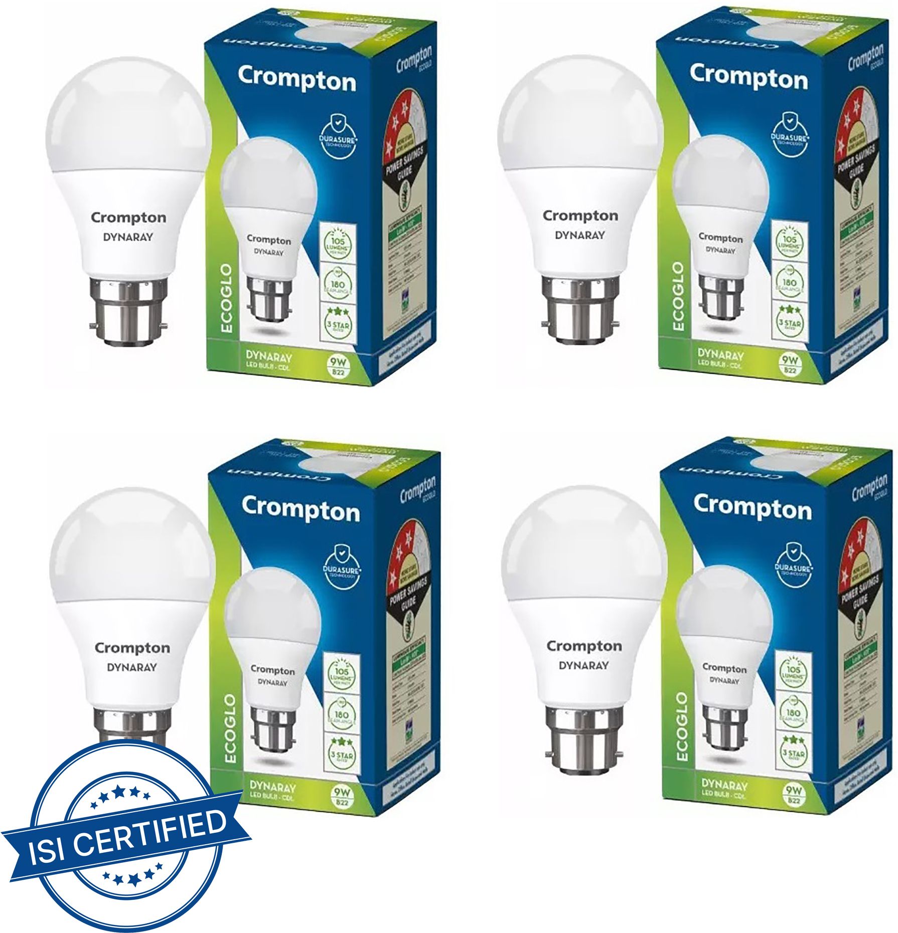 crompton 9 W Basic Standard B22 LED Bulb-picture-28