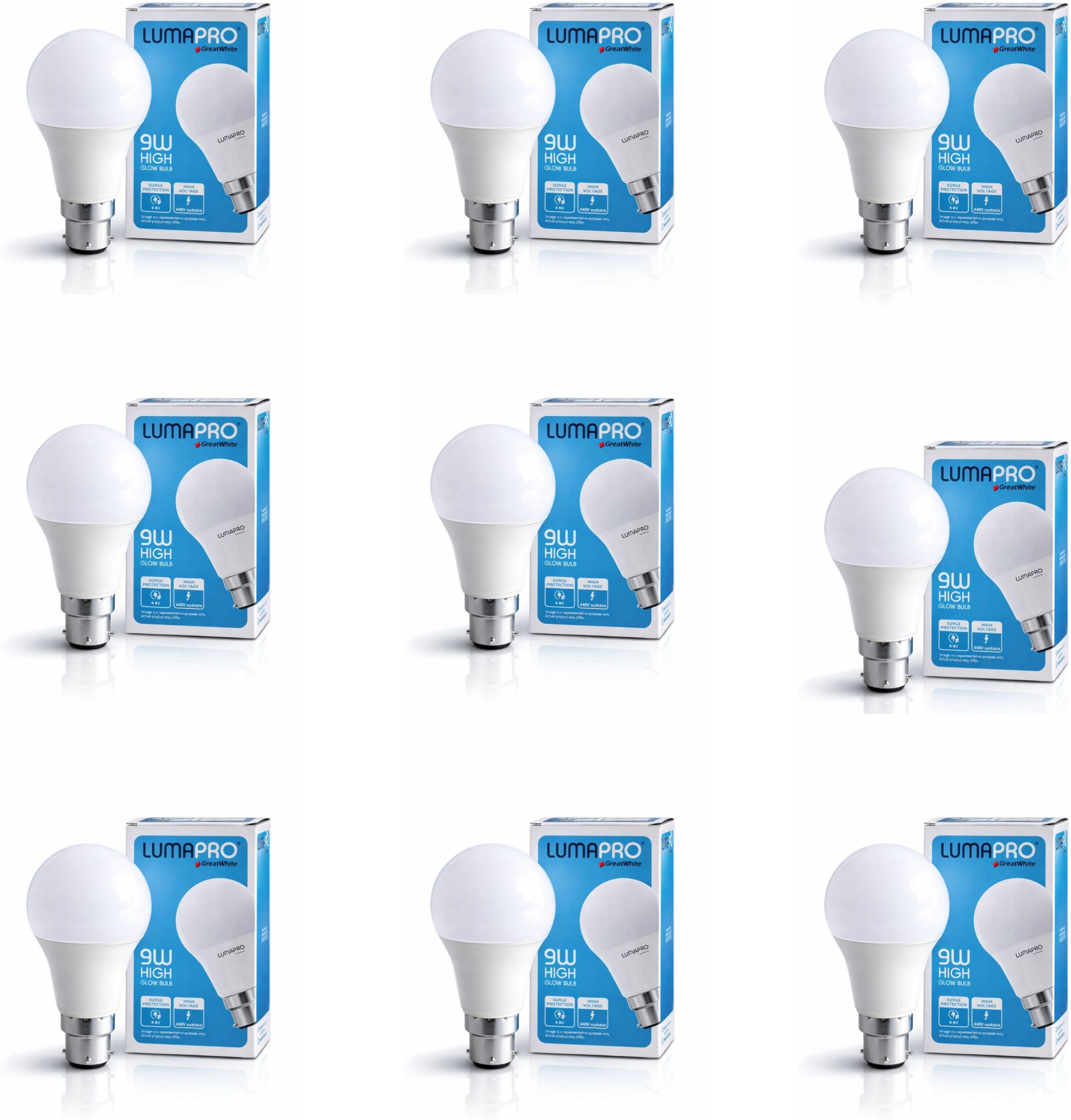 greatwhite 9 W Eye Safety Compliance Standard B22 LED Bulb-picture-30