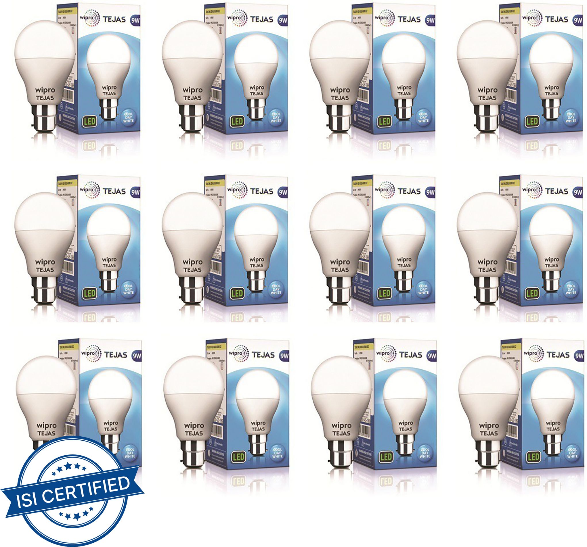 wipro 9 W Basic Standard B22 LED Bulb-picture-23
