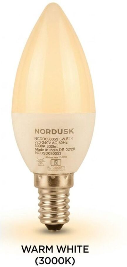 nordusk 5 W Basic Candle B22, E27, E14 LED Bulb-picture-37