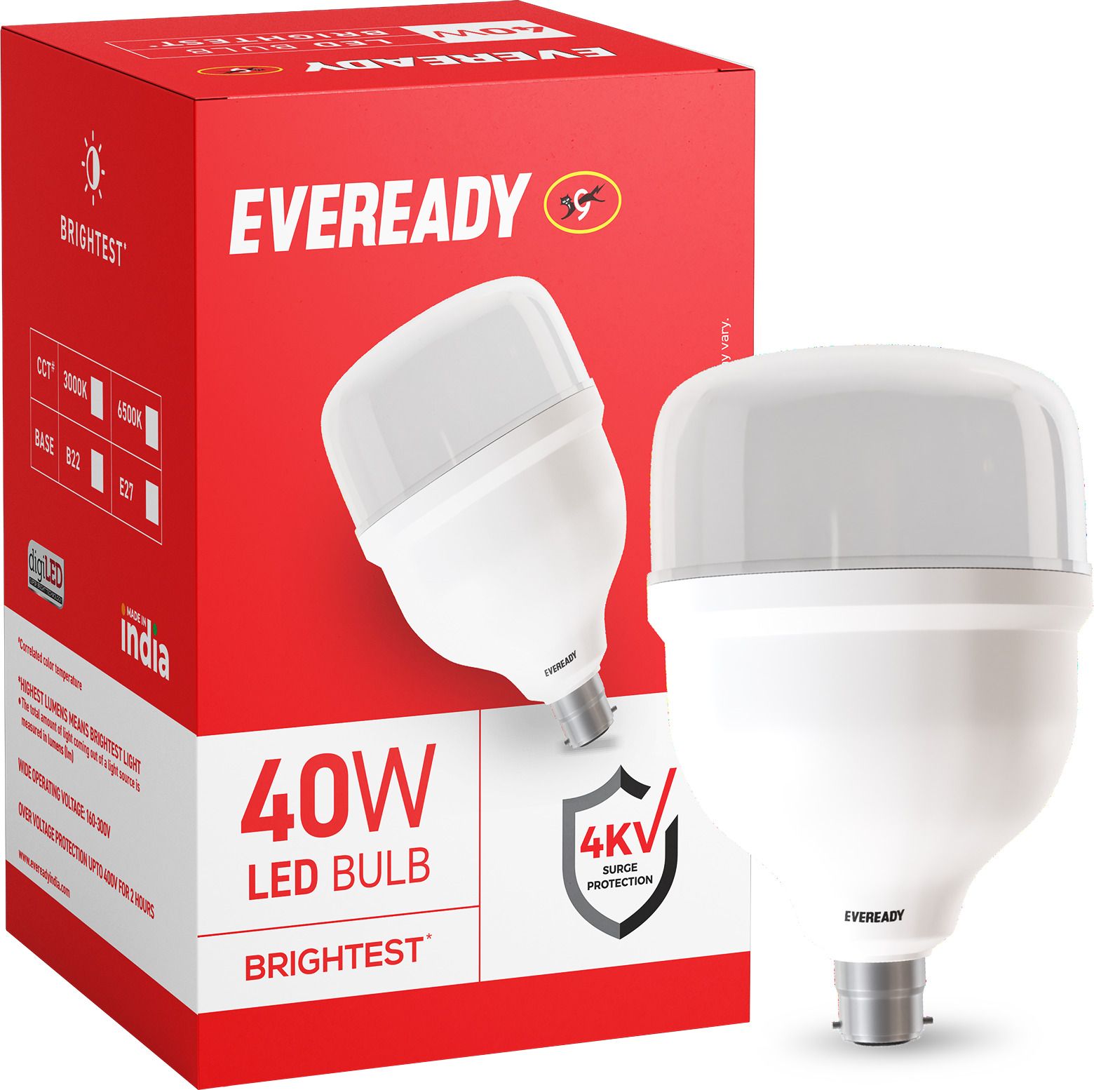 eveready 40 W Basic Standard B22 LED Bulb-picture-26