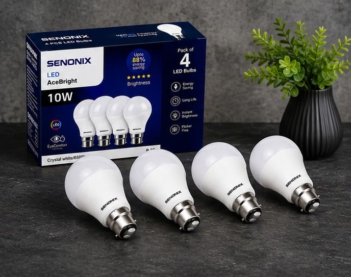 senonix 10 W Basic Round 2 Pin LED Bulb-picture-45