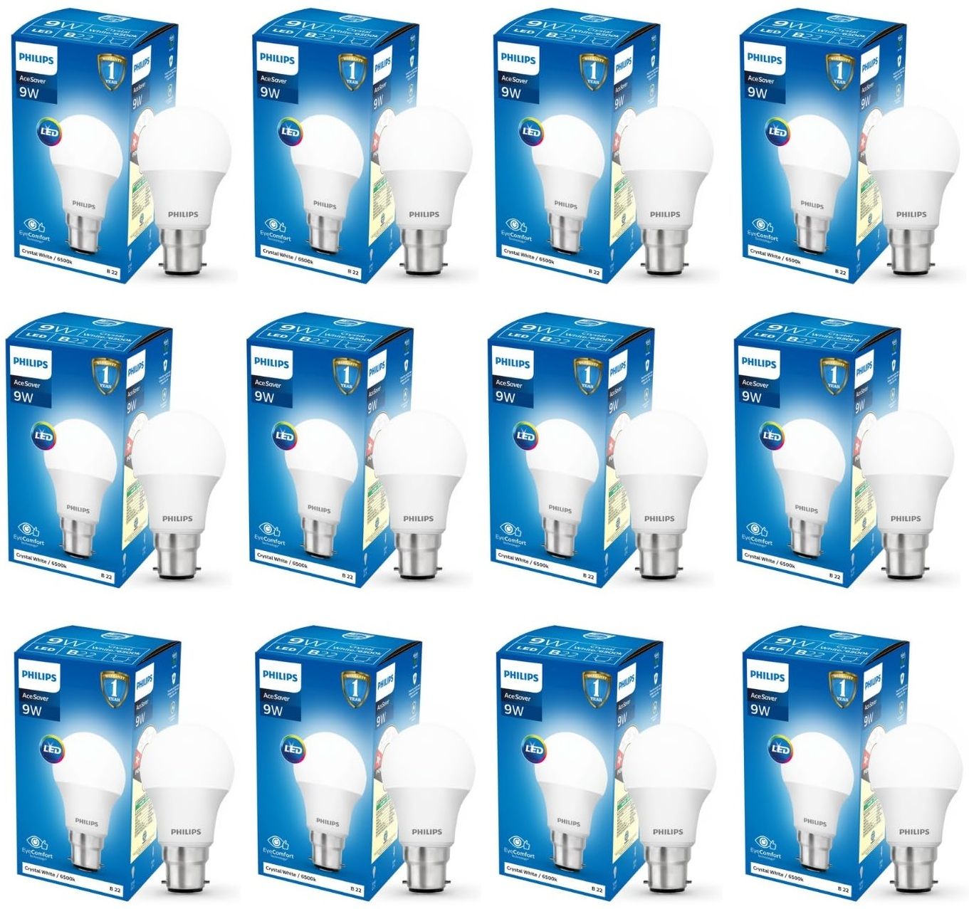 philips 9 W Basic Standard B22 LED Bulb-picture-15