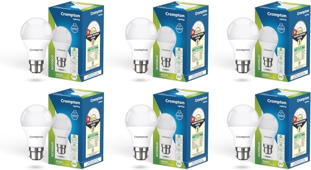 crompton 9 W Eye Safety Compliance Round B22 LED Bulb-picture-37