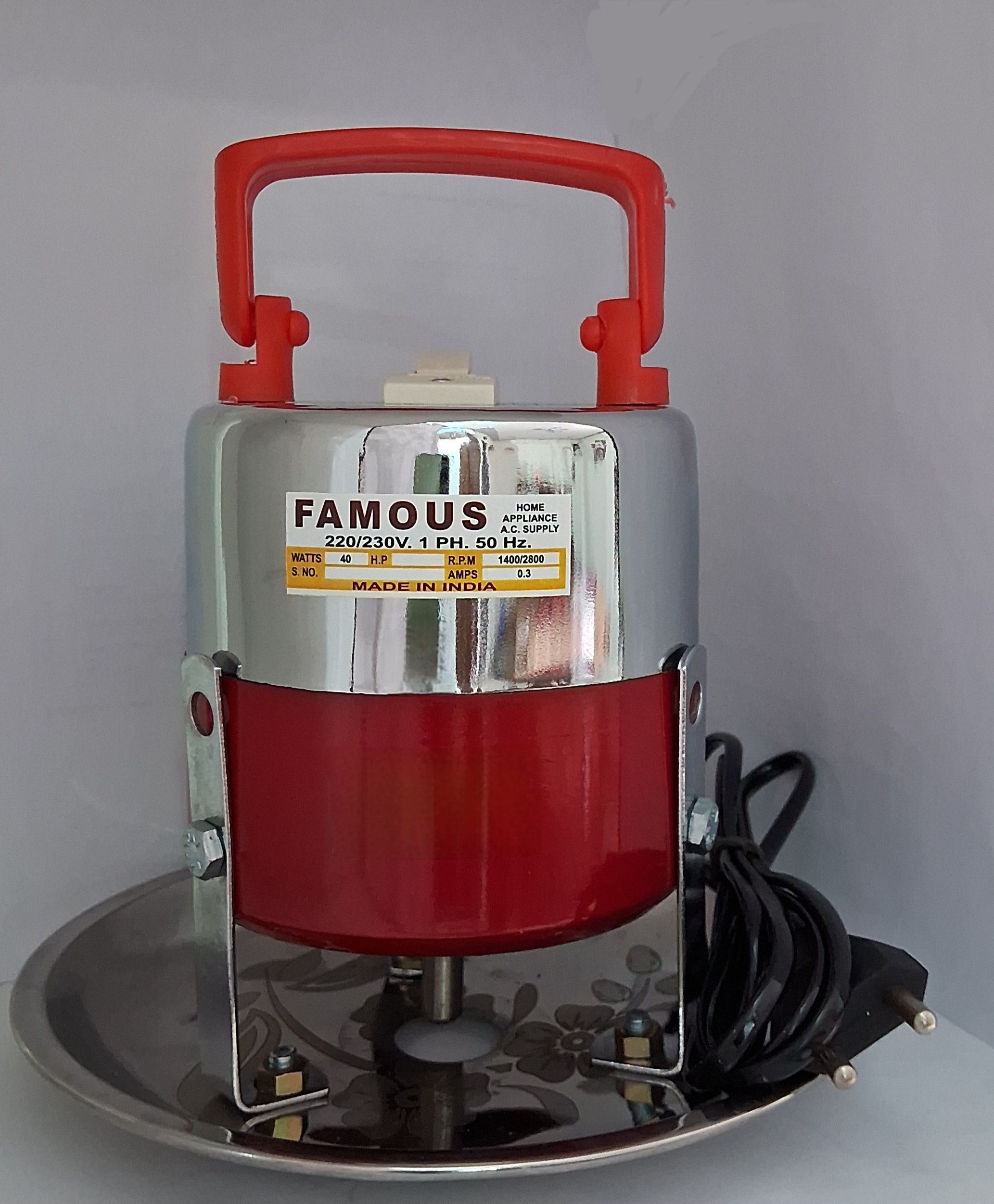 Cast Iron Body ,steel chakla,Heavy-duty, Small Electric Madhani Butter Maker Churn